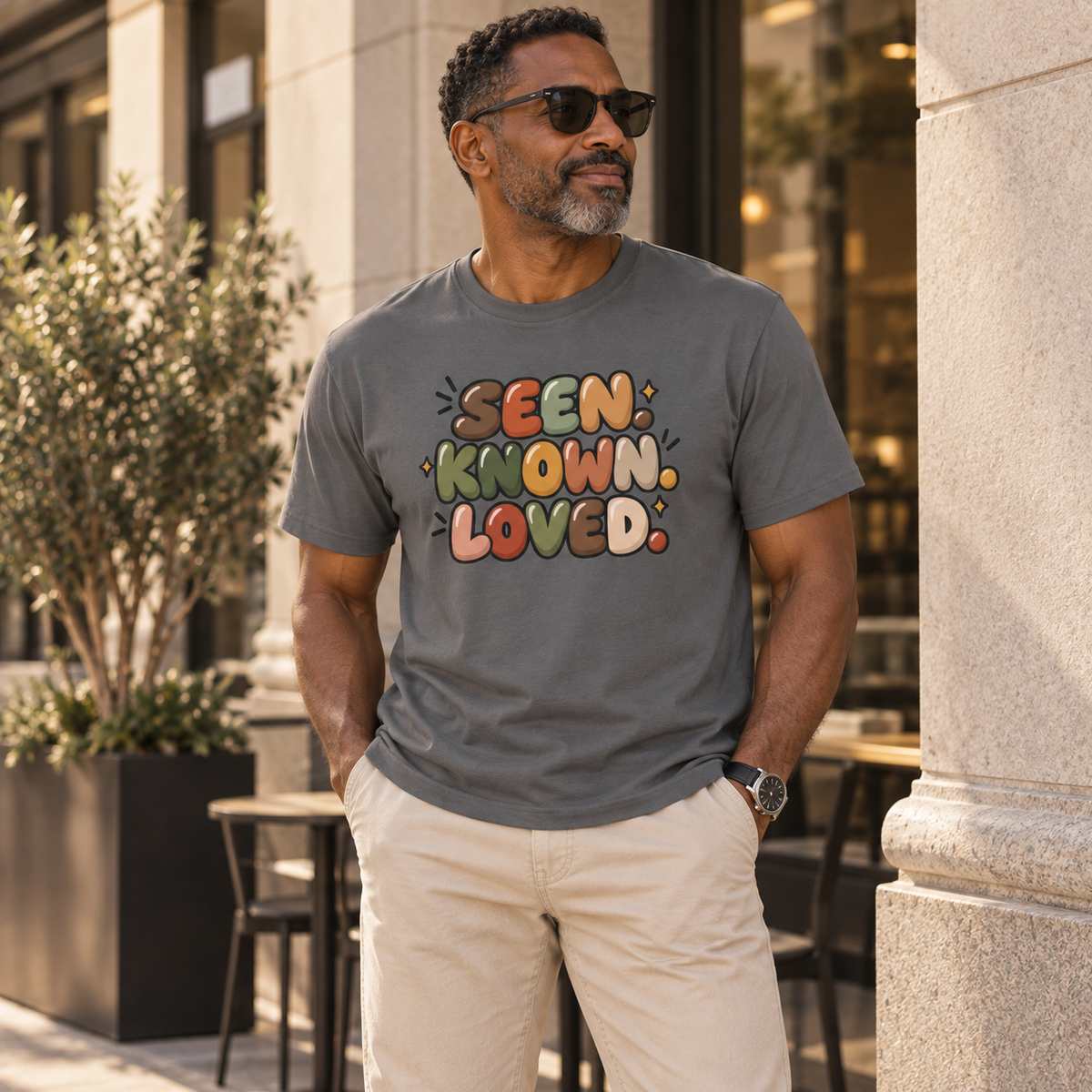 SEEN. KNOWN. LOVED. Heavyweight Graphic Tee