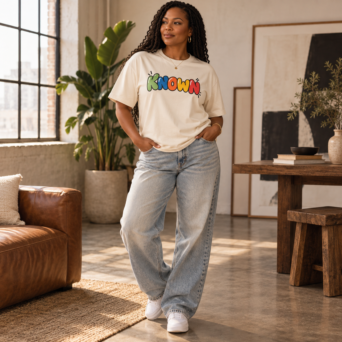 KNOWN Heavyweight Colorblock Graphic Tee