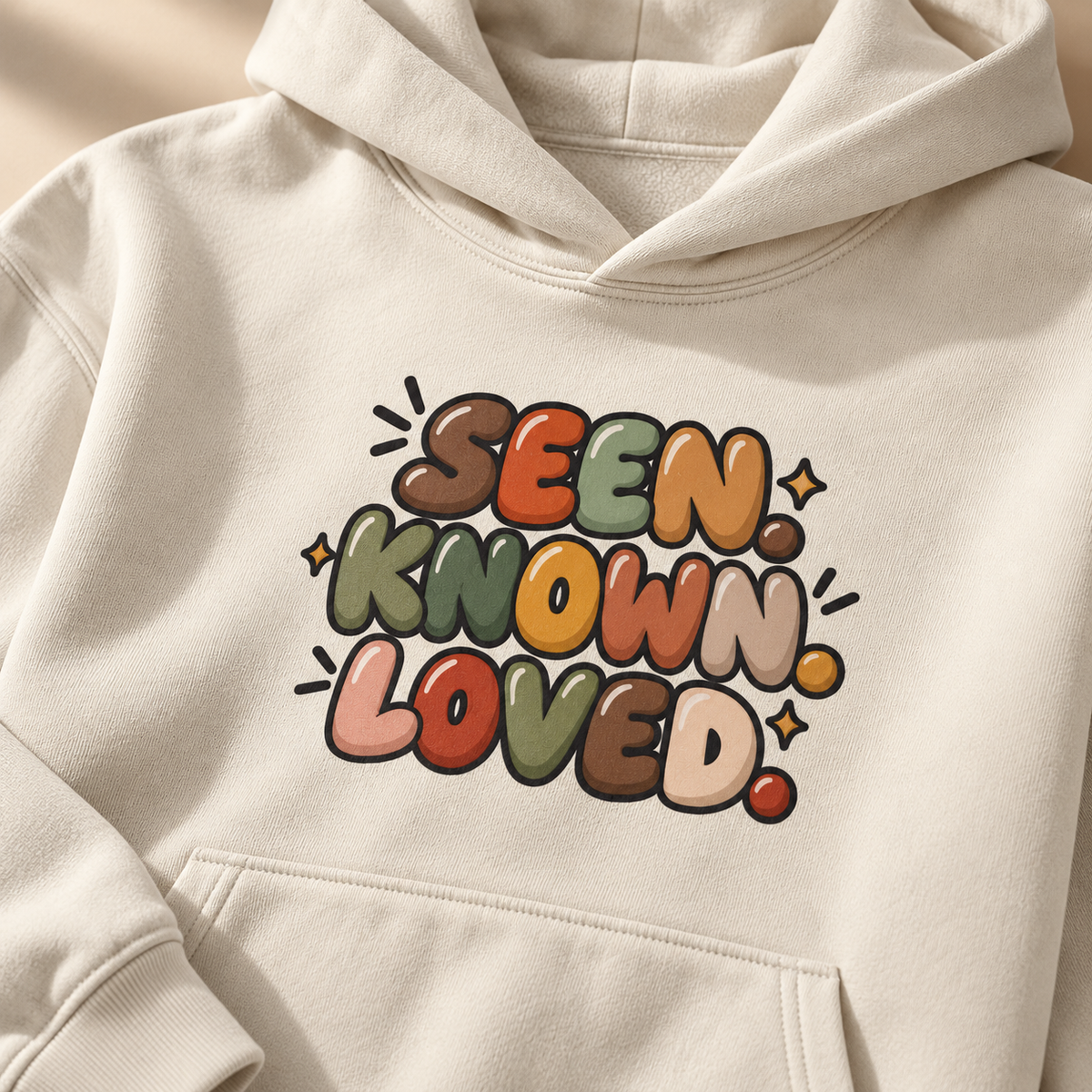 SEEN. KNOWN. LOVED. Heavyweight Oversized Hoodie