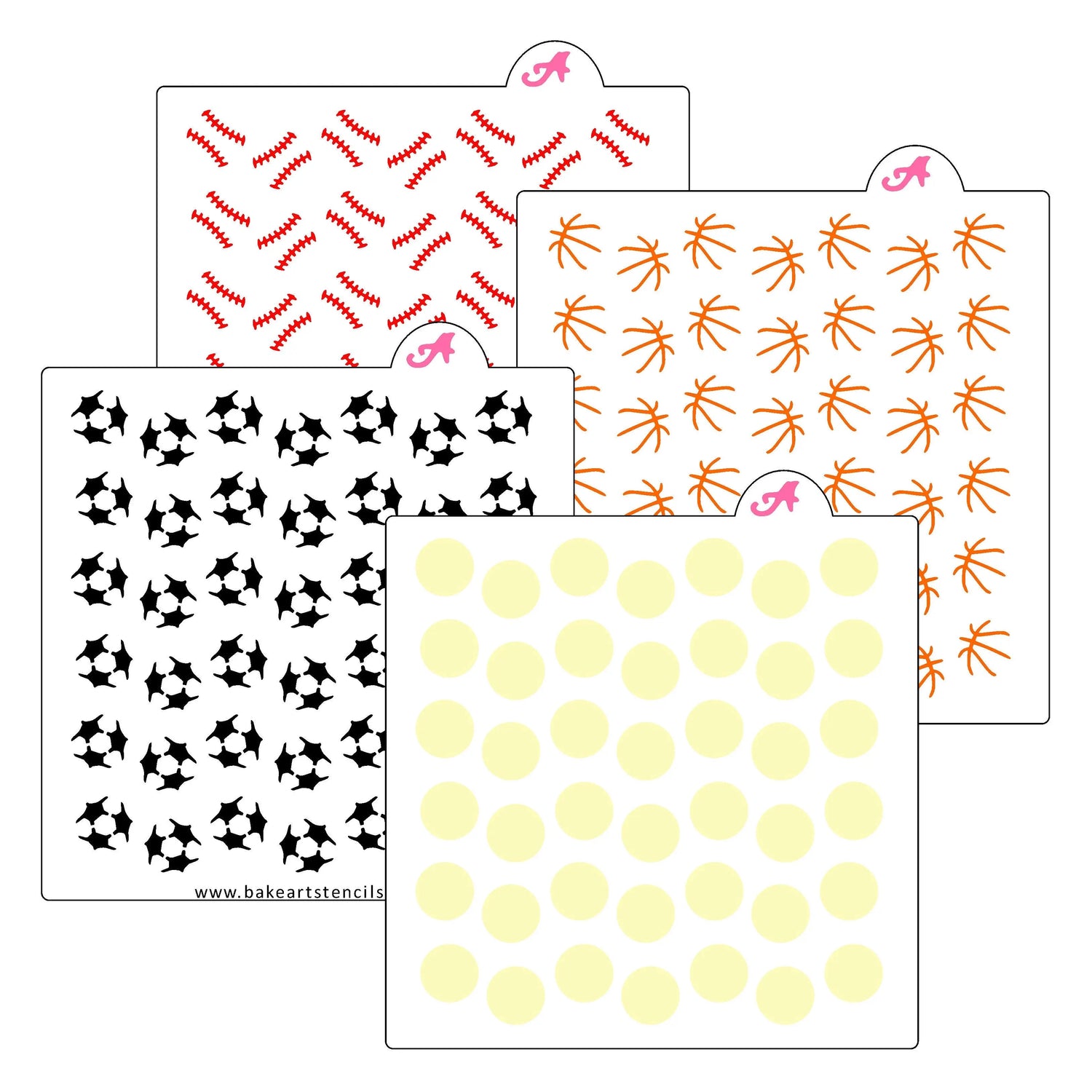All Sports Stencil Set
