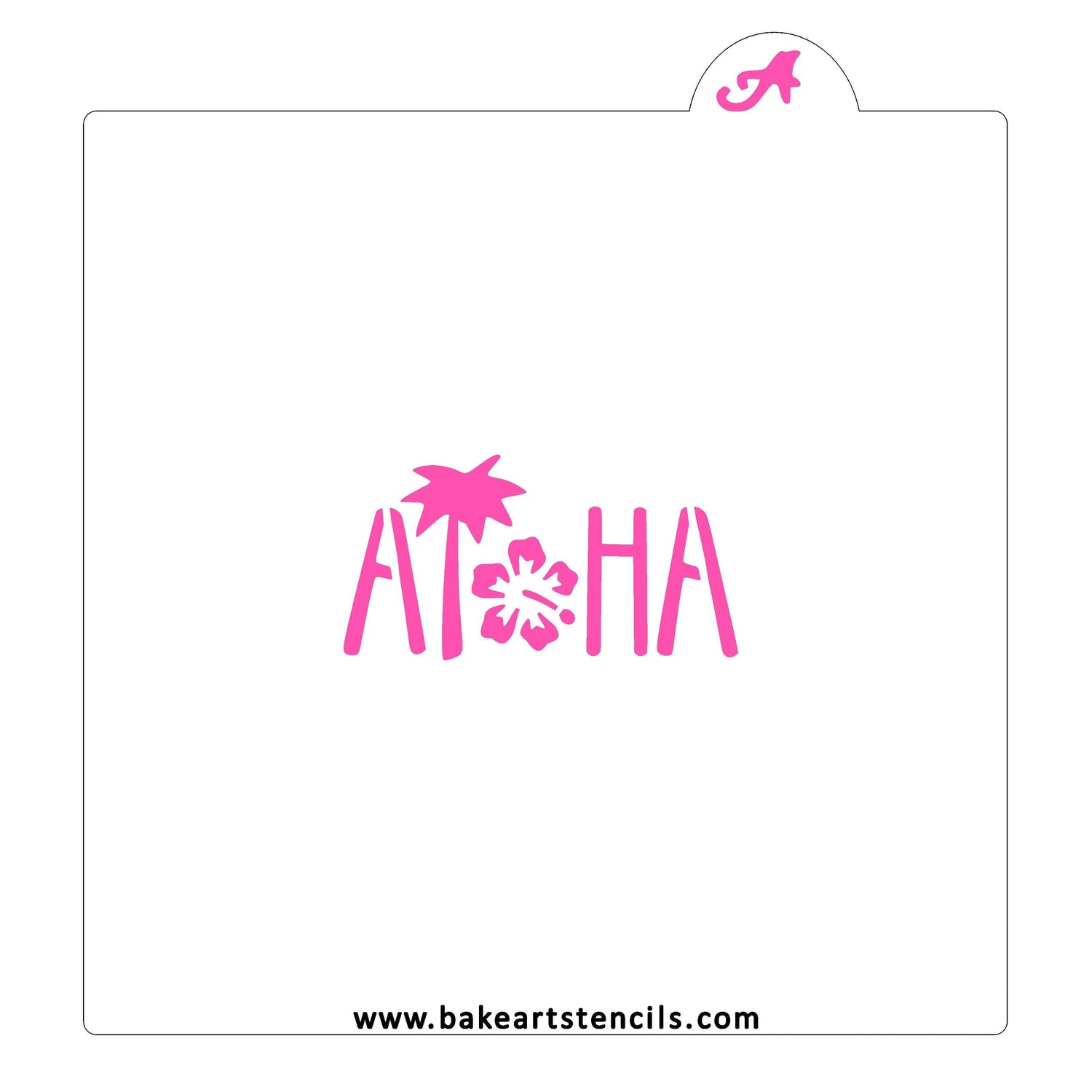 Aloha Luau Stencil
