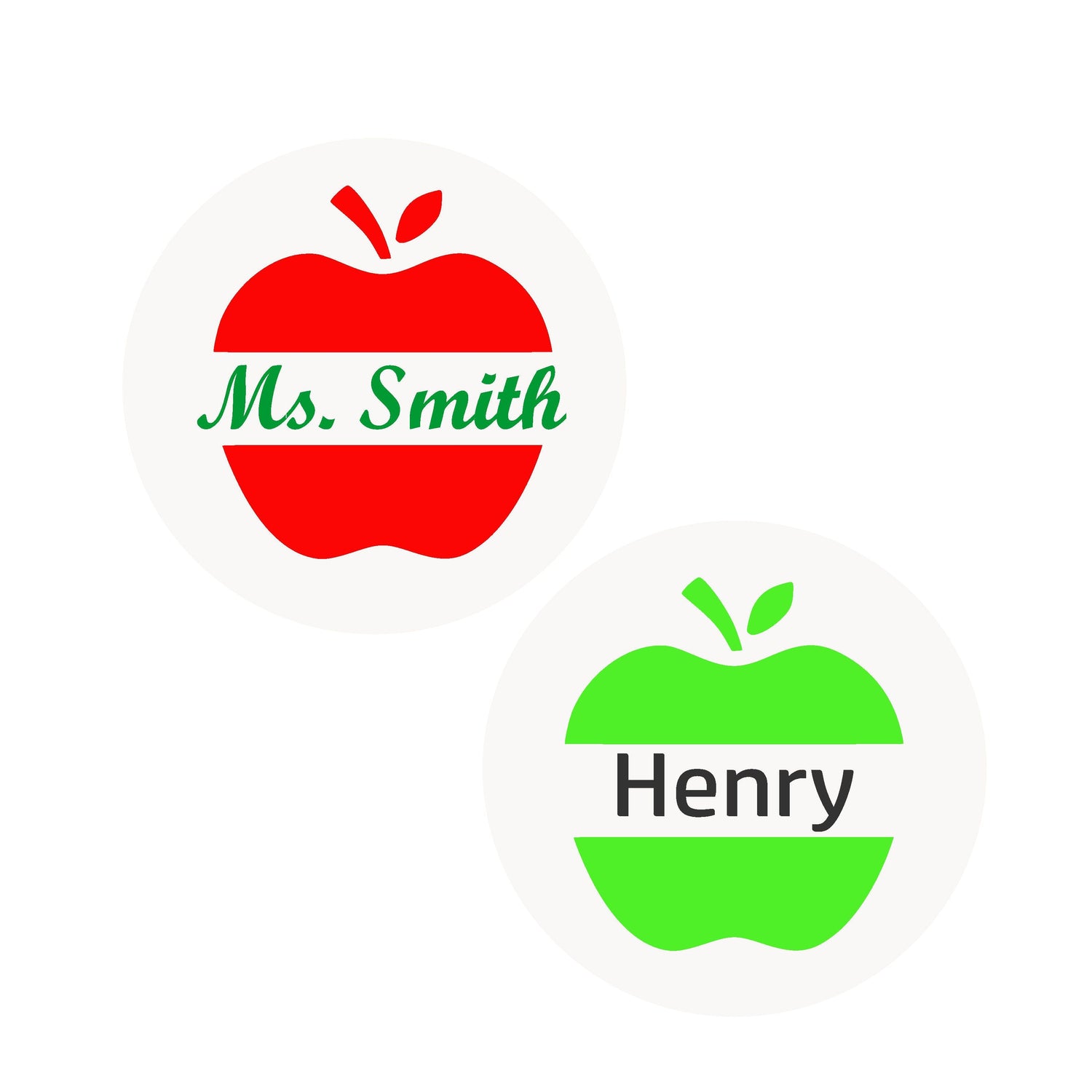 Apple Name Stencil