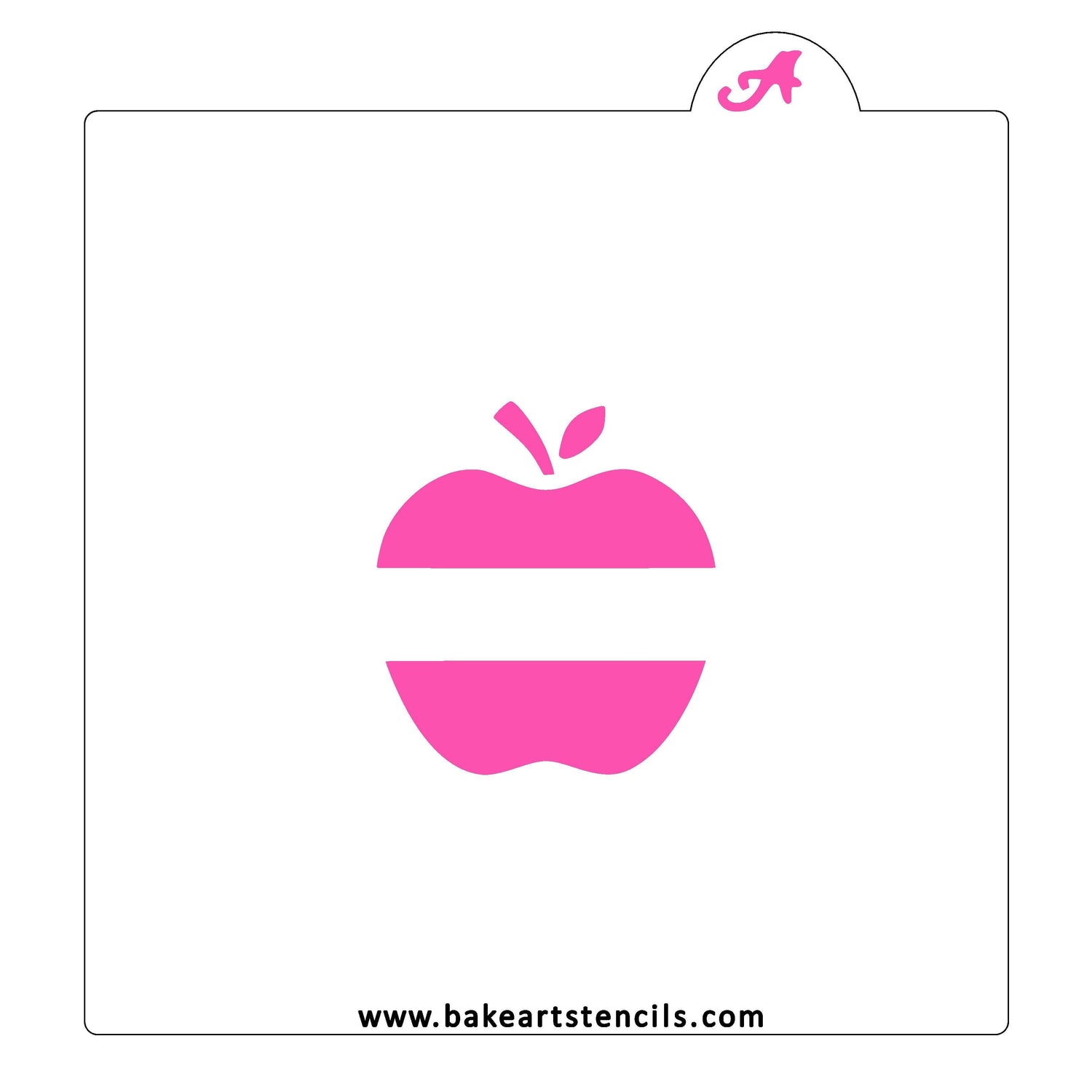 Apple Name Stencil