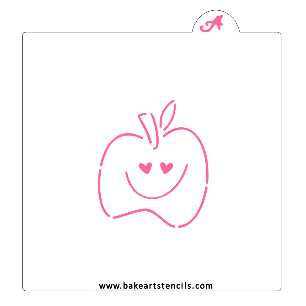 Apple of My Eye Cookie Cutter and Stencil Set