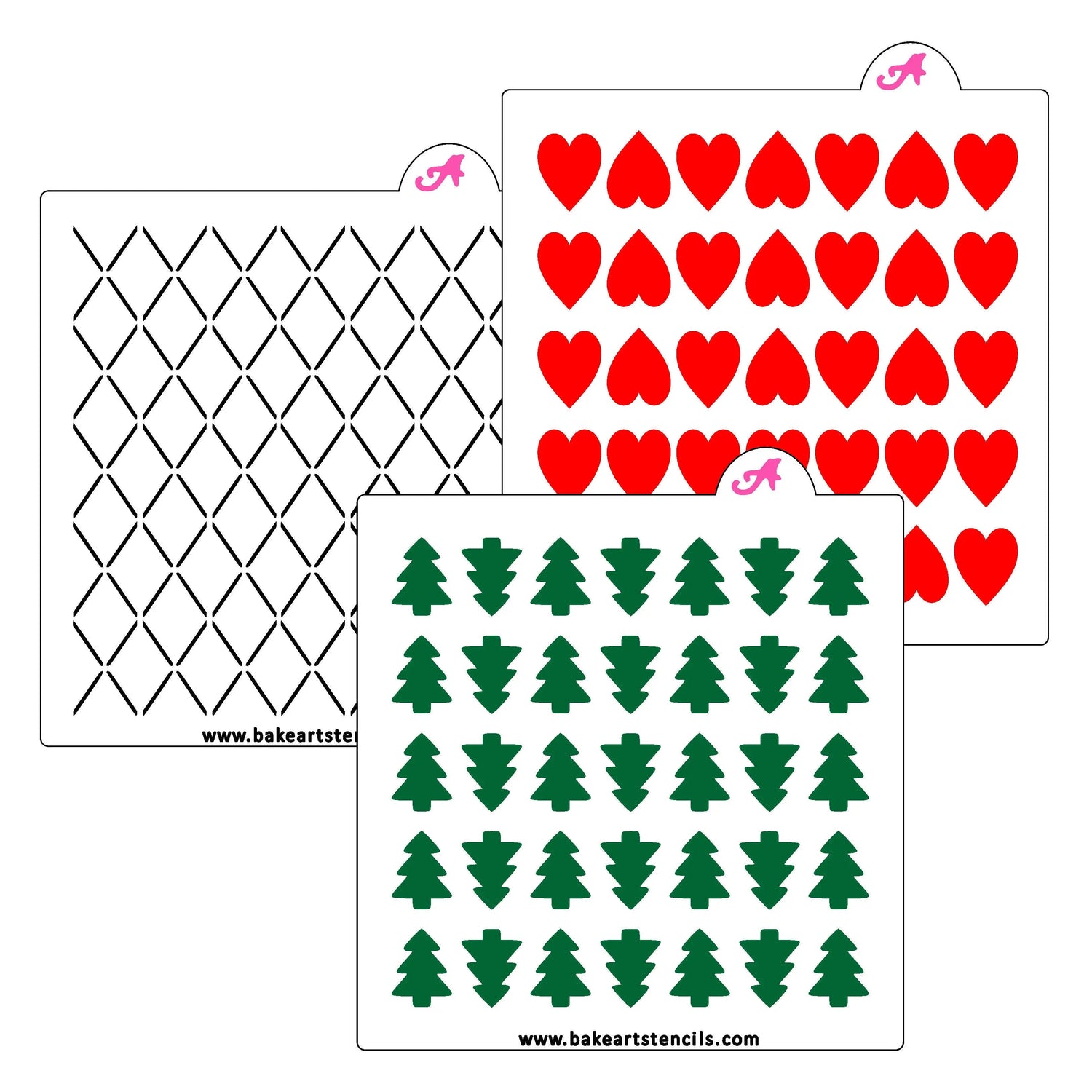 Argyle Spruce Stencil Set