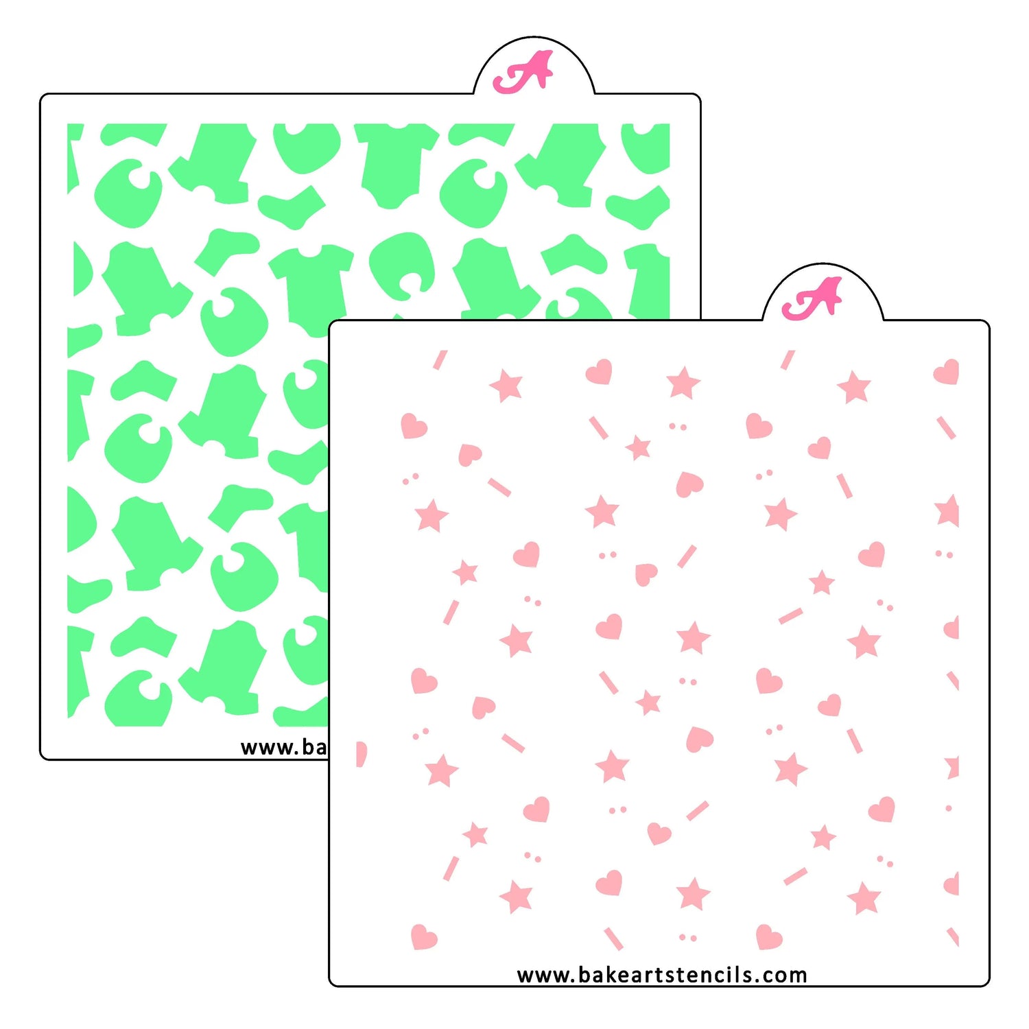 Baby Clothes Stencil Set