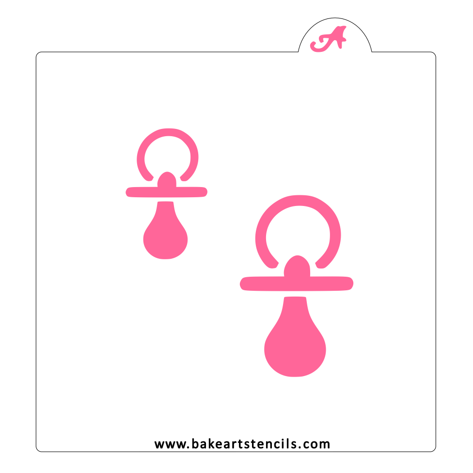 Baby Pacifier Stencil