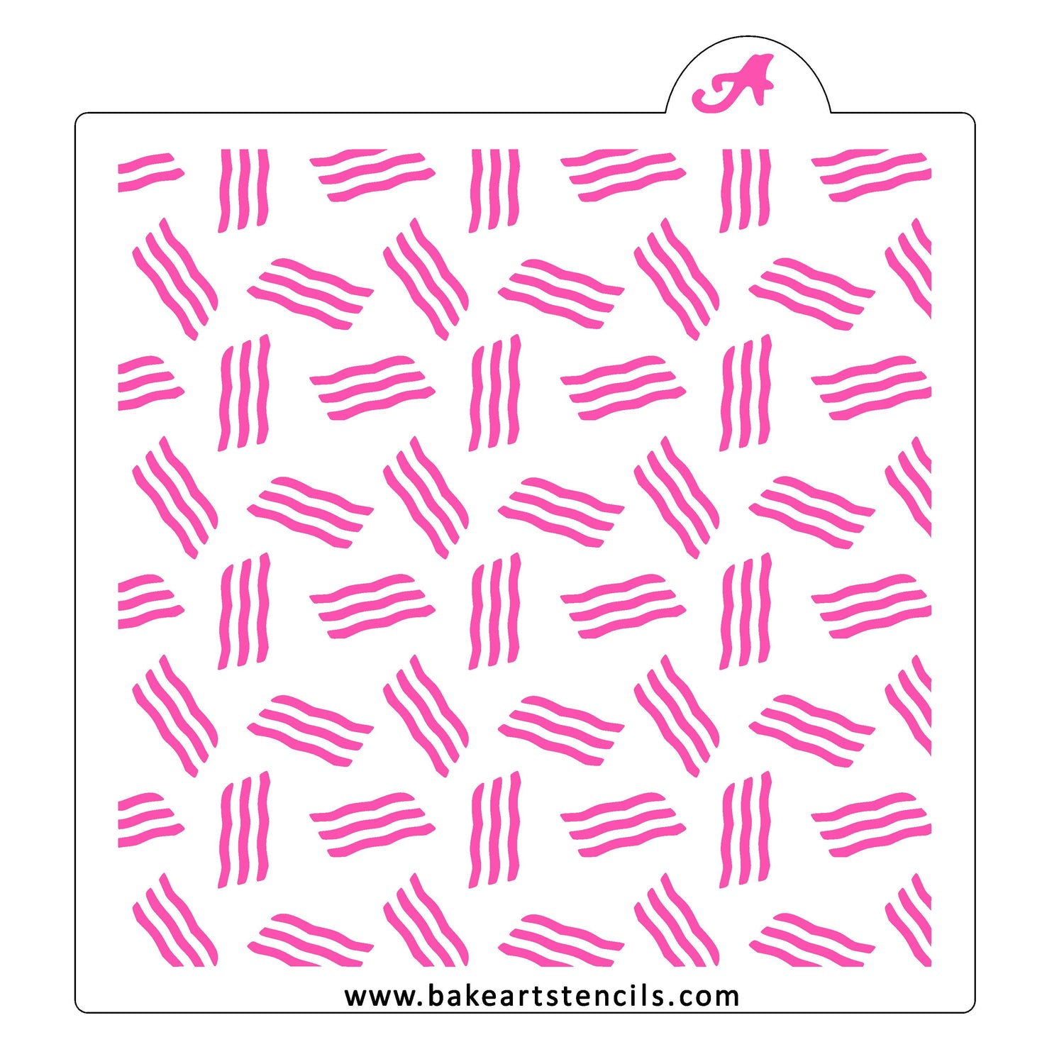 Bacon Pattern Stencil