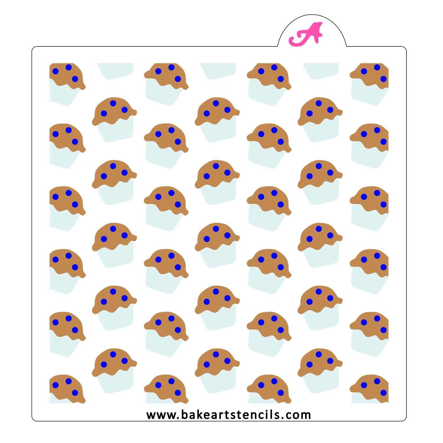 Muffins Stencil Set