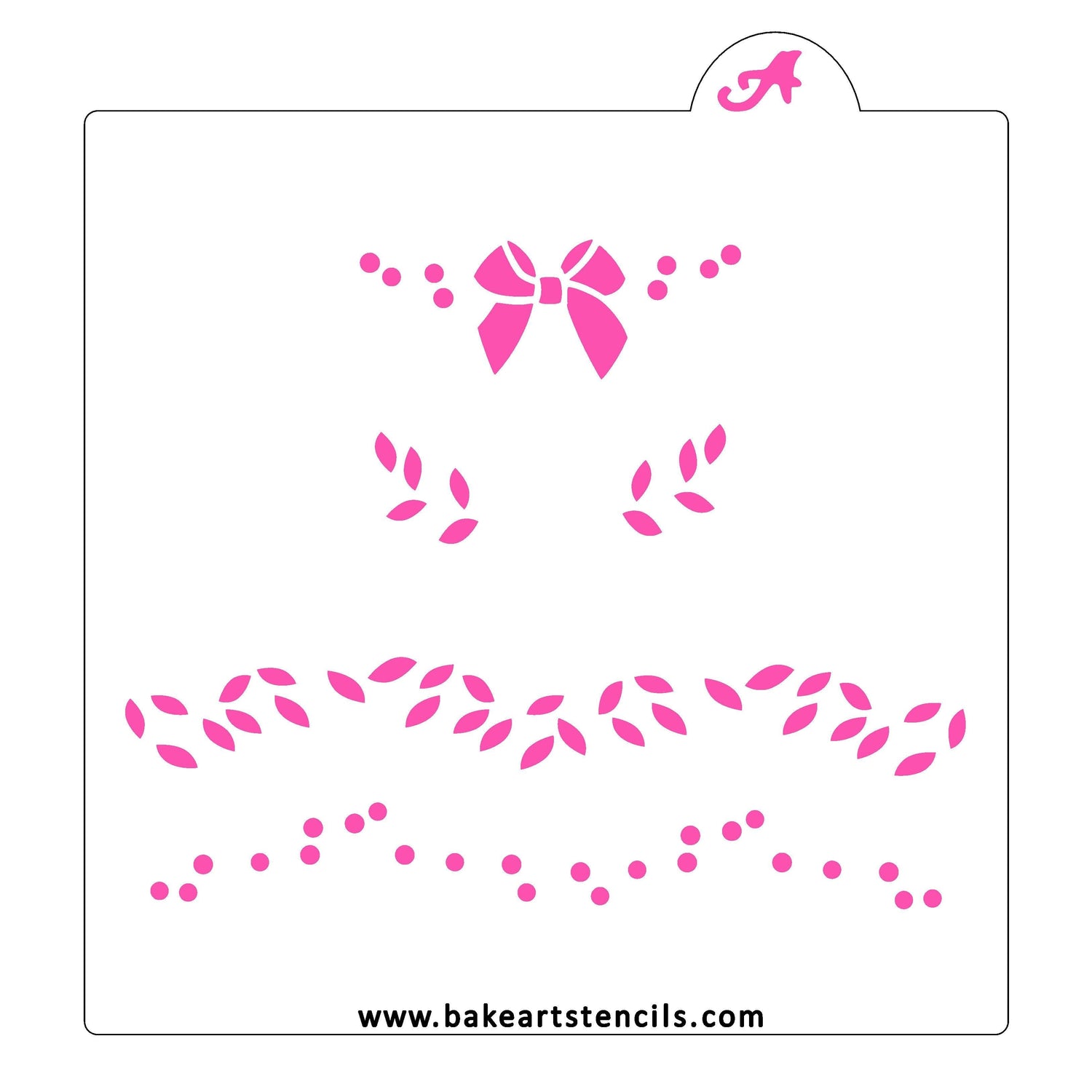 Boughs of Holly Stencil