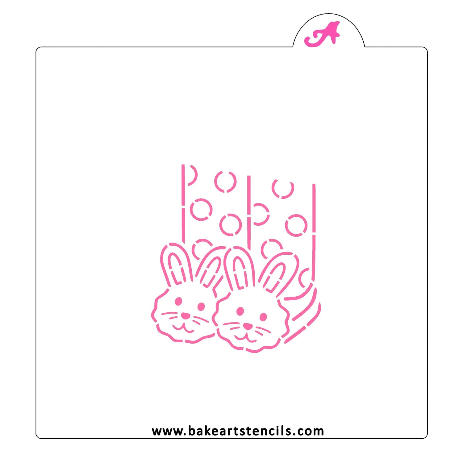 Bunny Slippers PYO Cookie Stencil