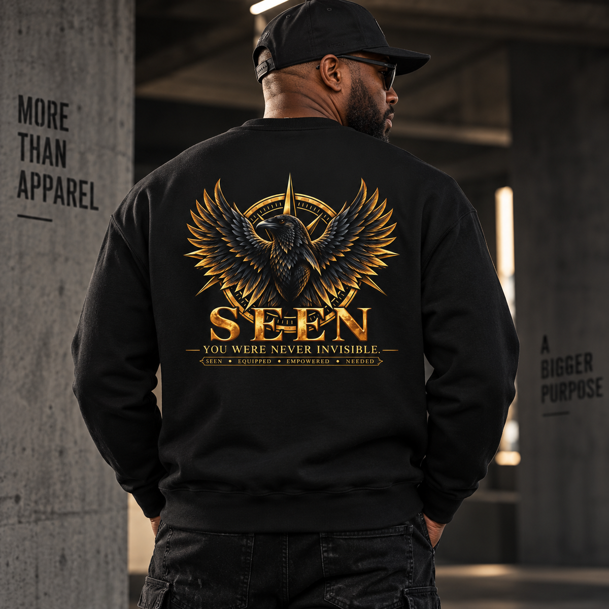 The Raven Crewneck Sweatshirt | You Were Never Invisible