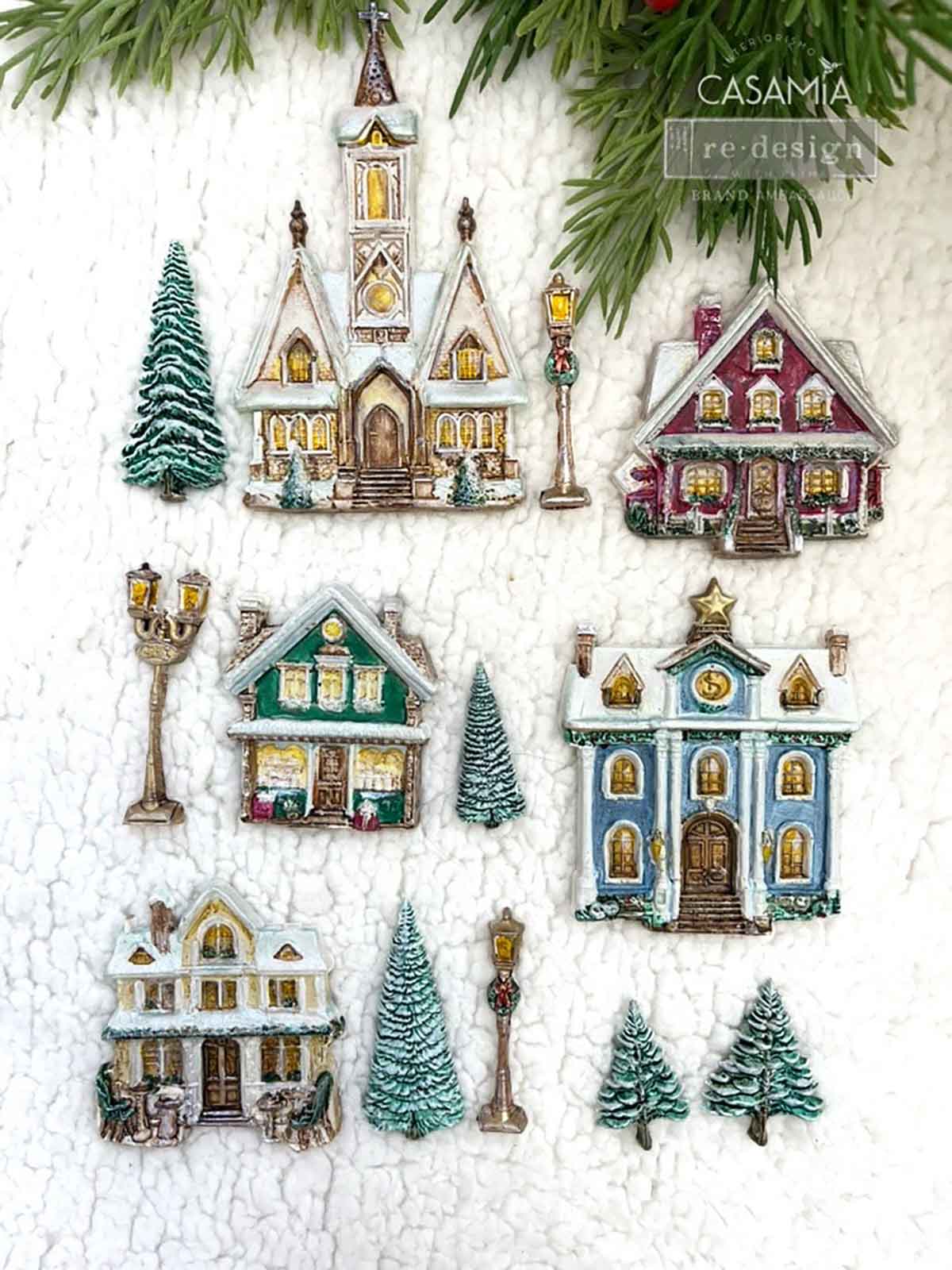 Decor Moulds® - Christmas Village - 1 pc, 5