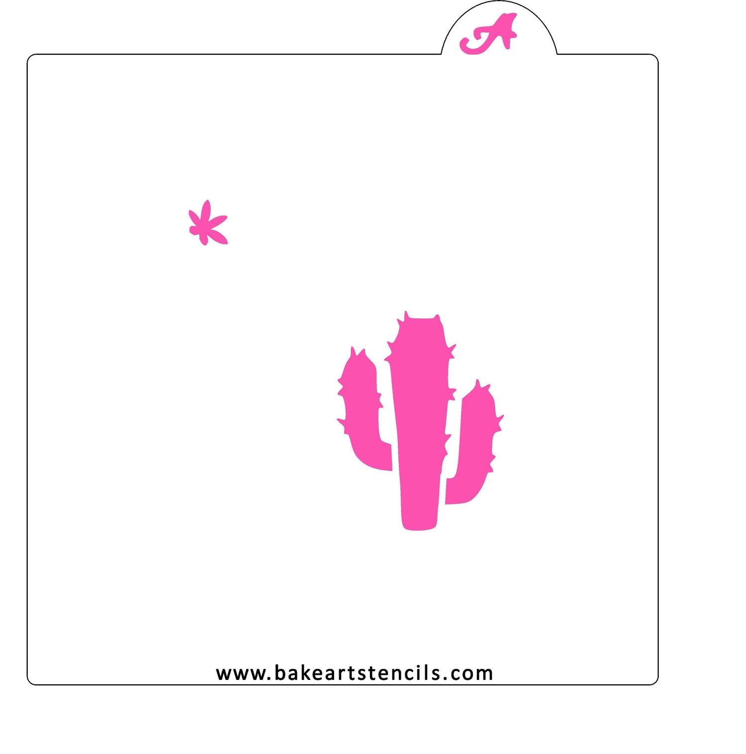 Cactus Bloom Stencil