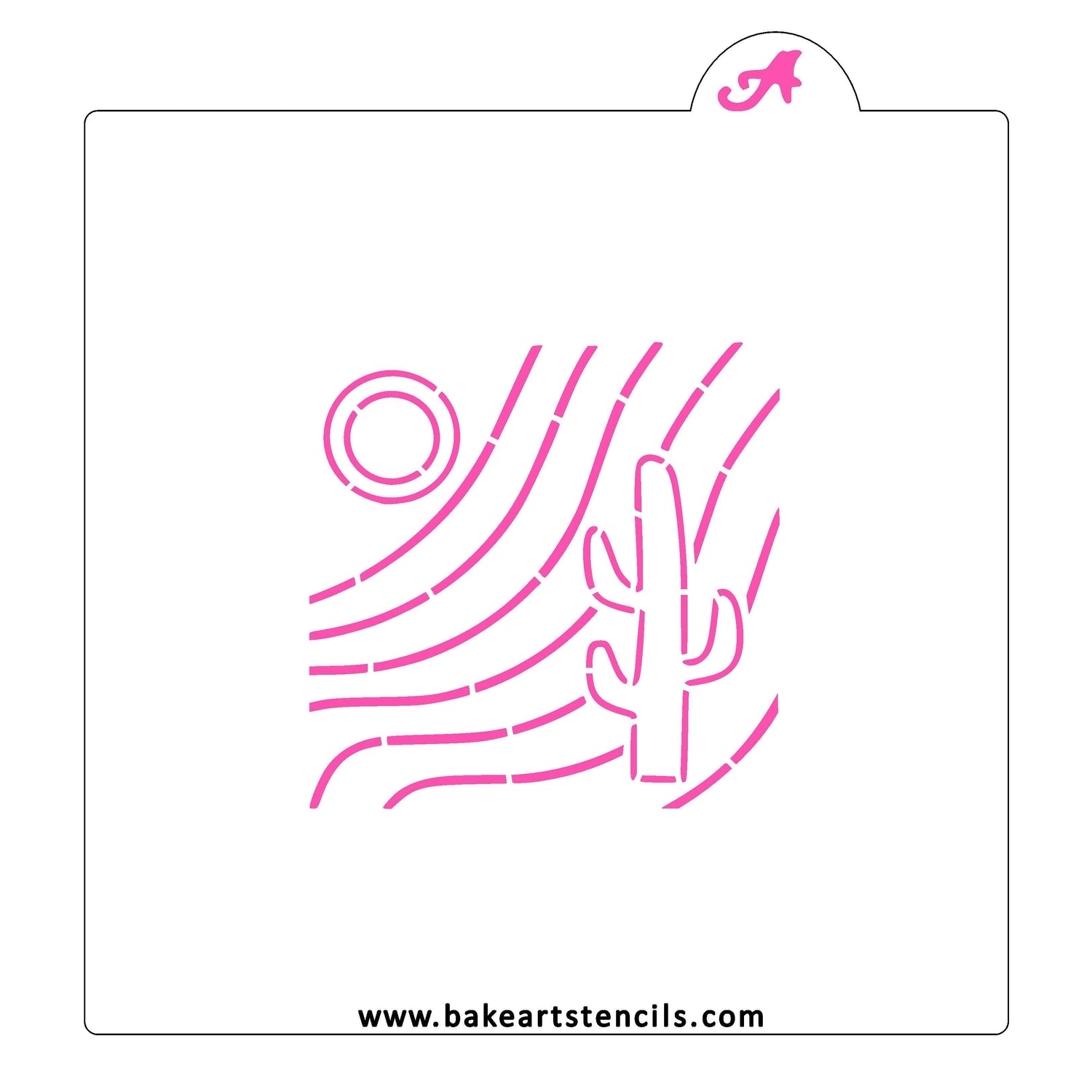 Cactus Boho PYO Stencil