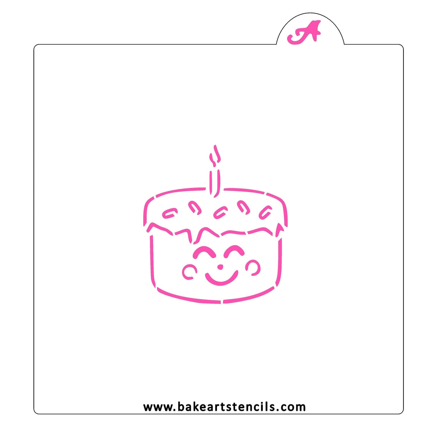 Celebrate Cake PYO Cookie Stencil