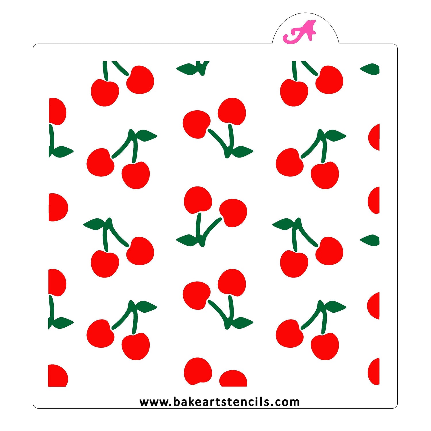 Cherry Pattern Stencil Set