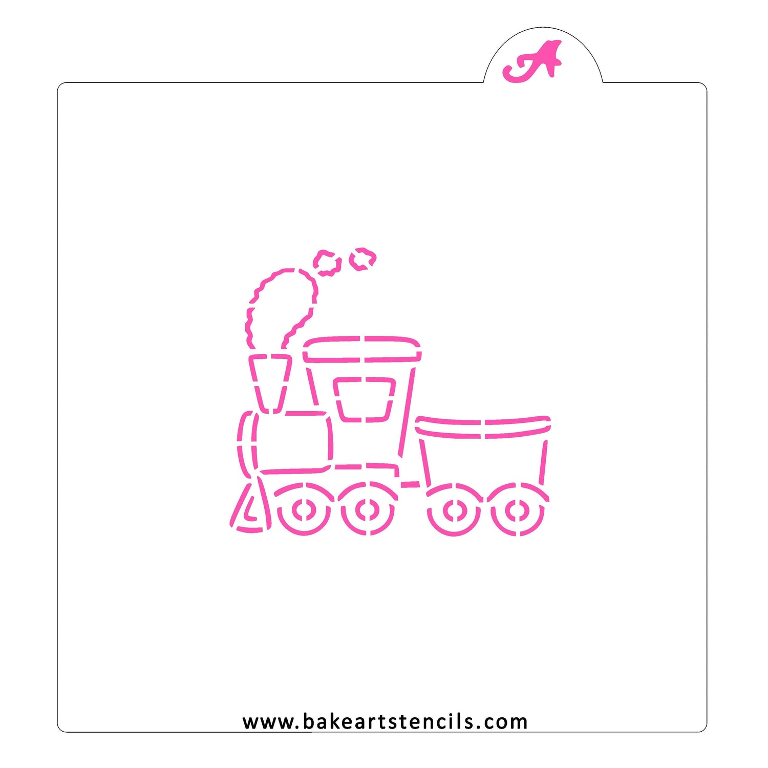 Choo Choo Train PYO Cookie Stencil