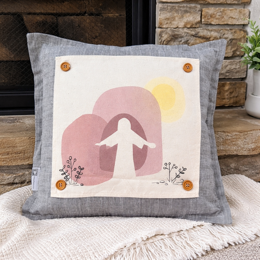 NEW! SPRING/SUMMER/FALL BUNDLE: 3 seasons +Square Gray pillow: JESUS TOMB, AMERICA 1776, MEET IN PUMPKIN PATCH