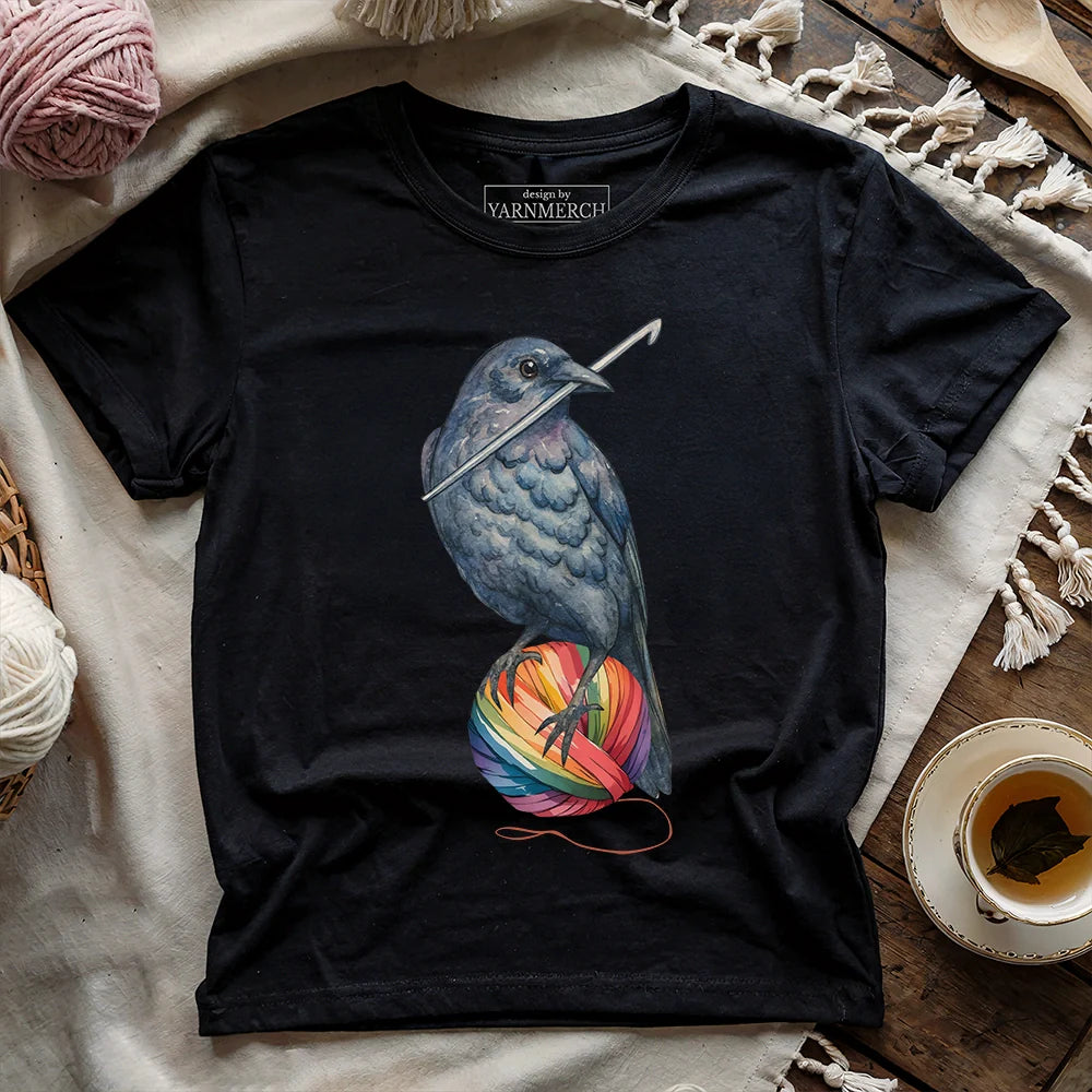 Crochet Crow T-shirt