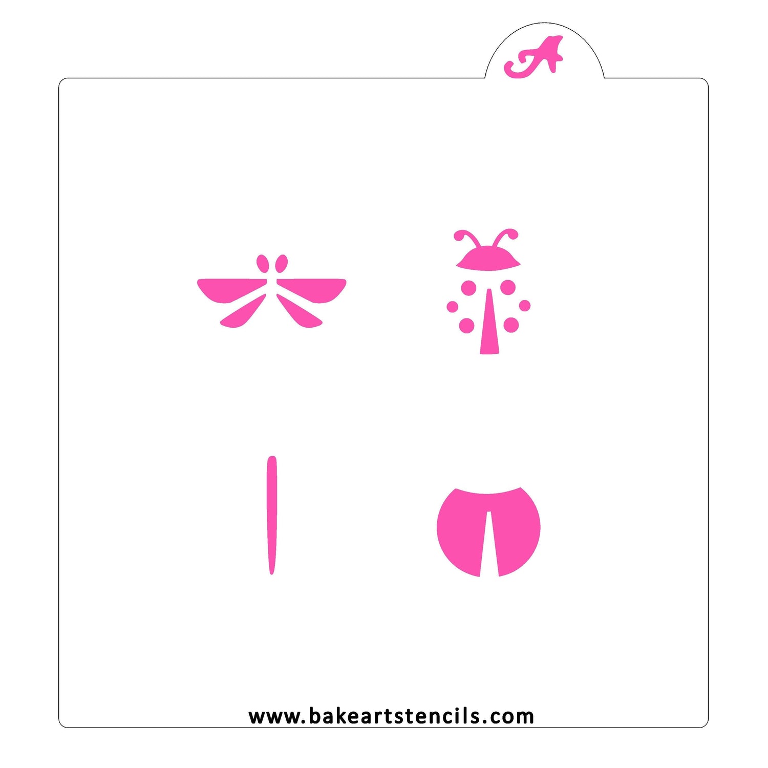 Cute Bugs Oreo Stencil