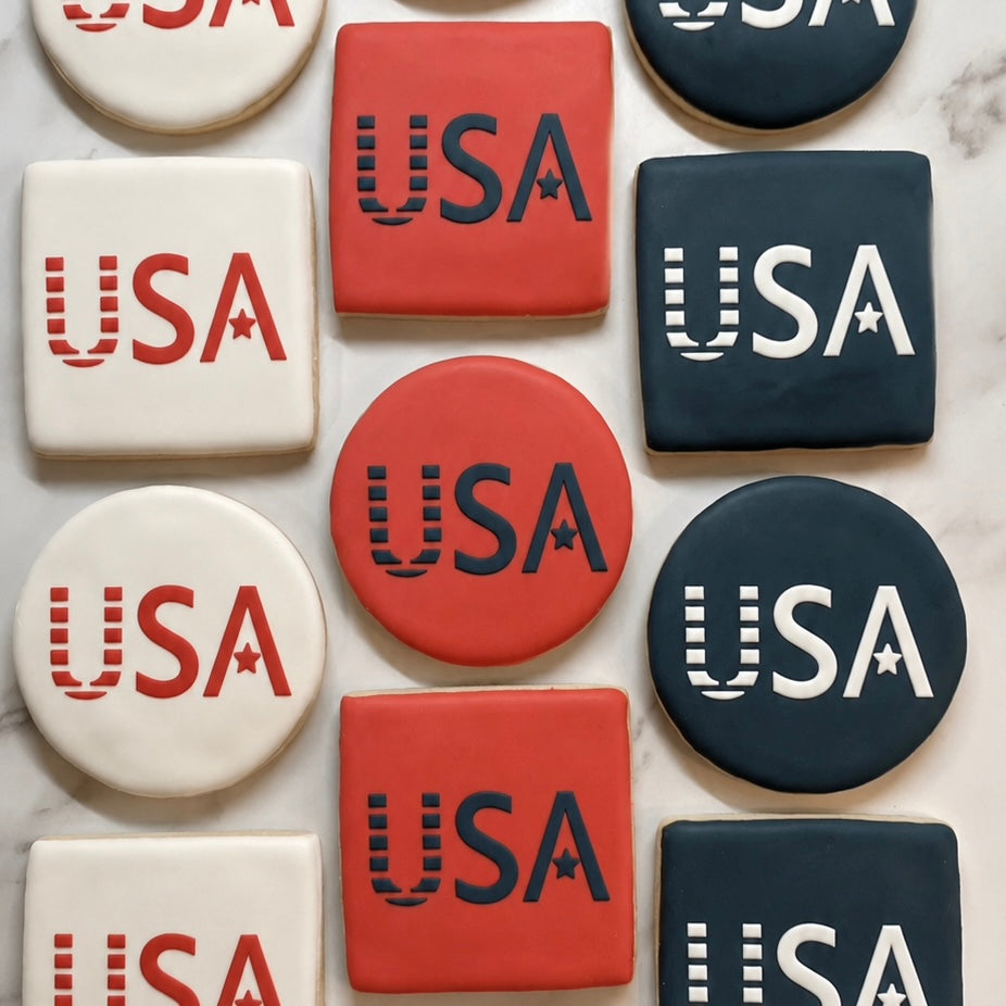 USA Cookie Stencil