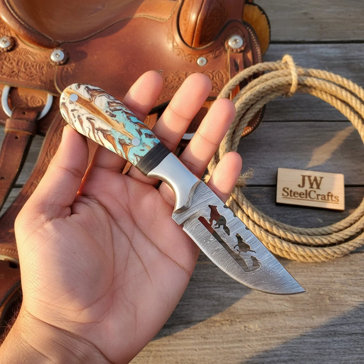 Full Tang Fixed Blade Hunting Knife 7