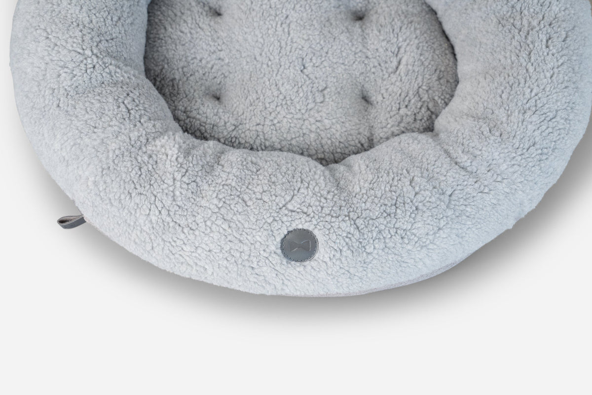 Chester & Lee | Furry Gray Donut Dog Bed by Chester & Lee, product image 10