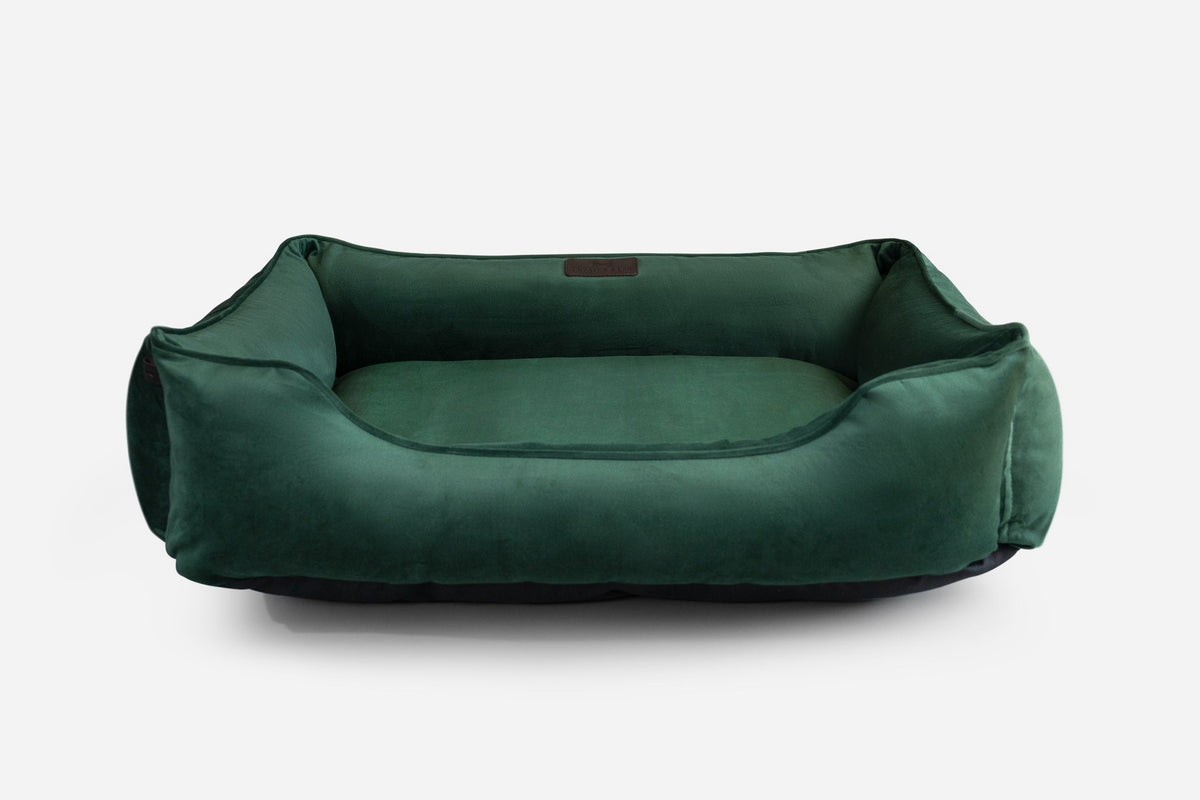 Chester & Lee | Classic Velvet Sleeper Dog Bed Green by Chester & Lee, product image 9