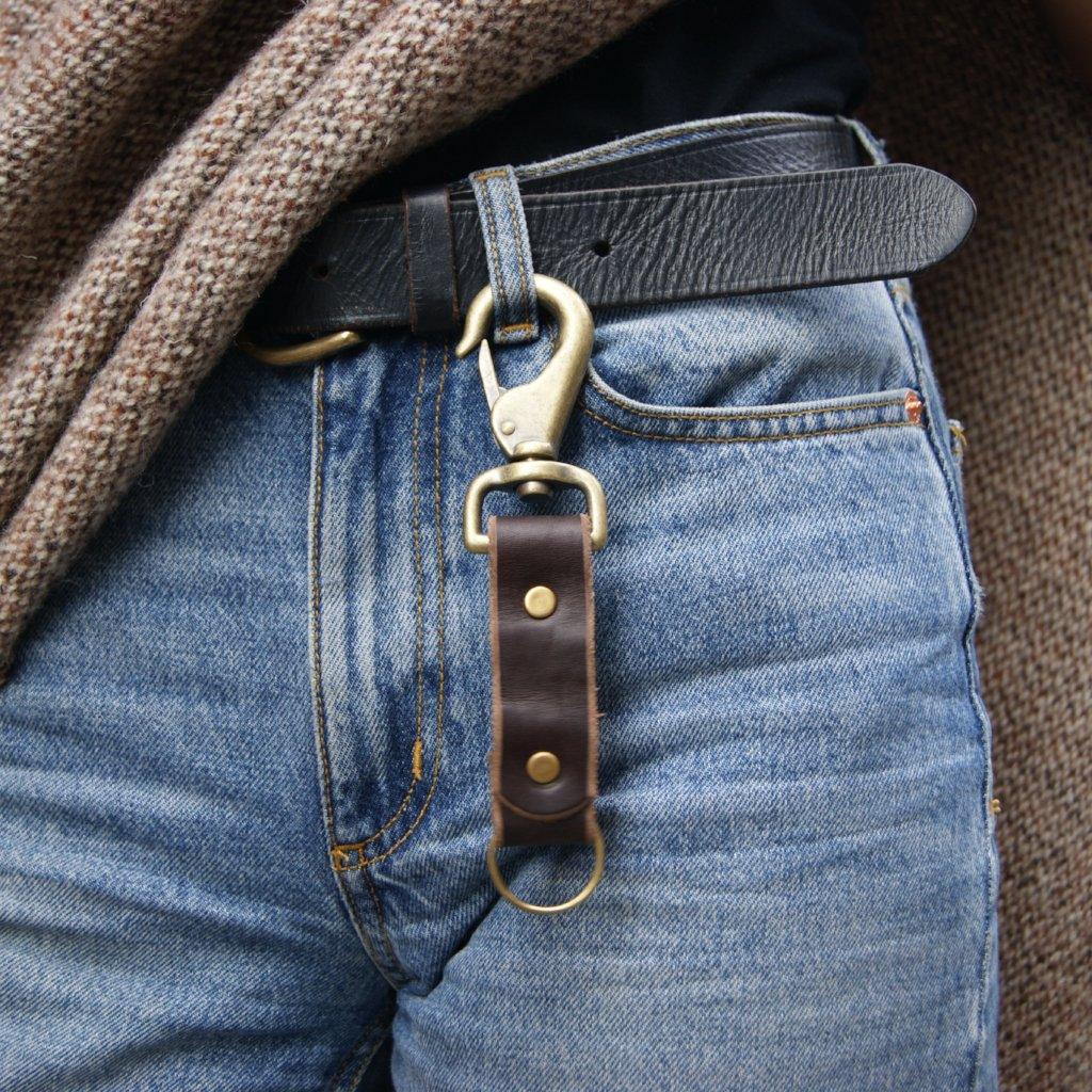 Leather Key Clip - USA Made by The Local Branch, product image 3