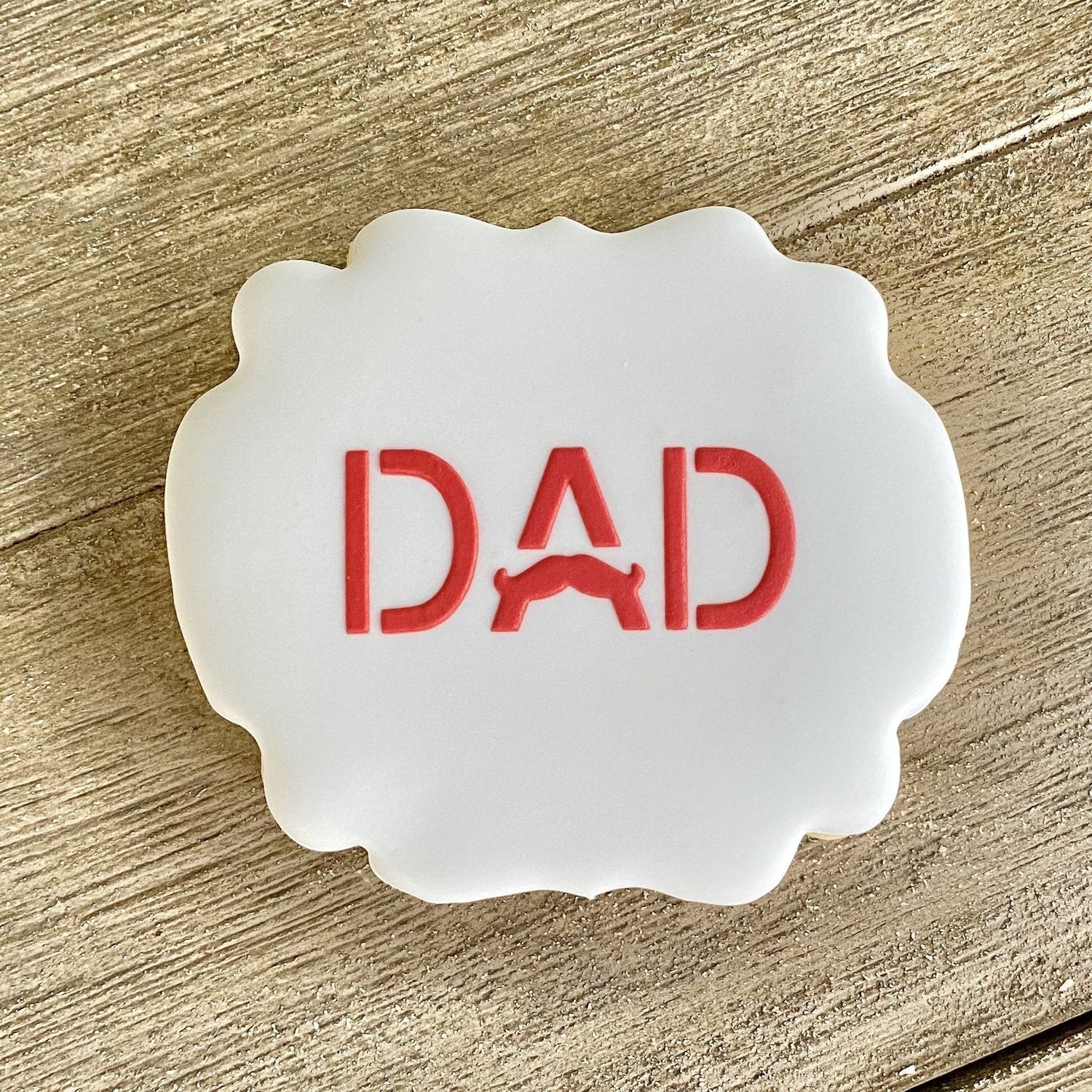 Dad Mustache Cookie Stencil