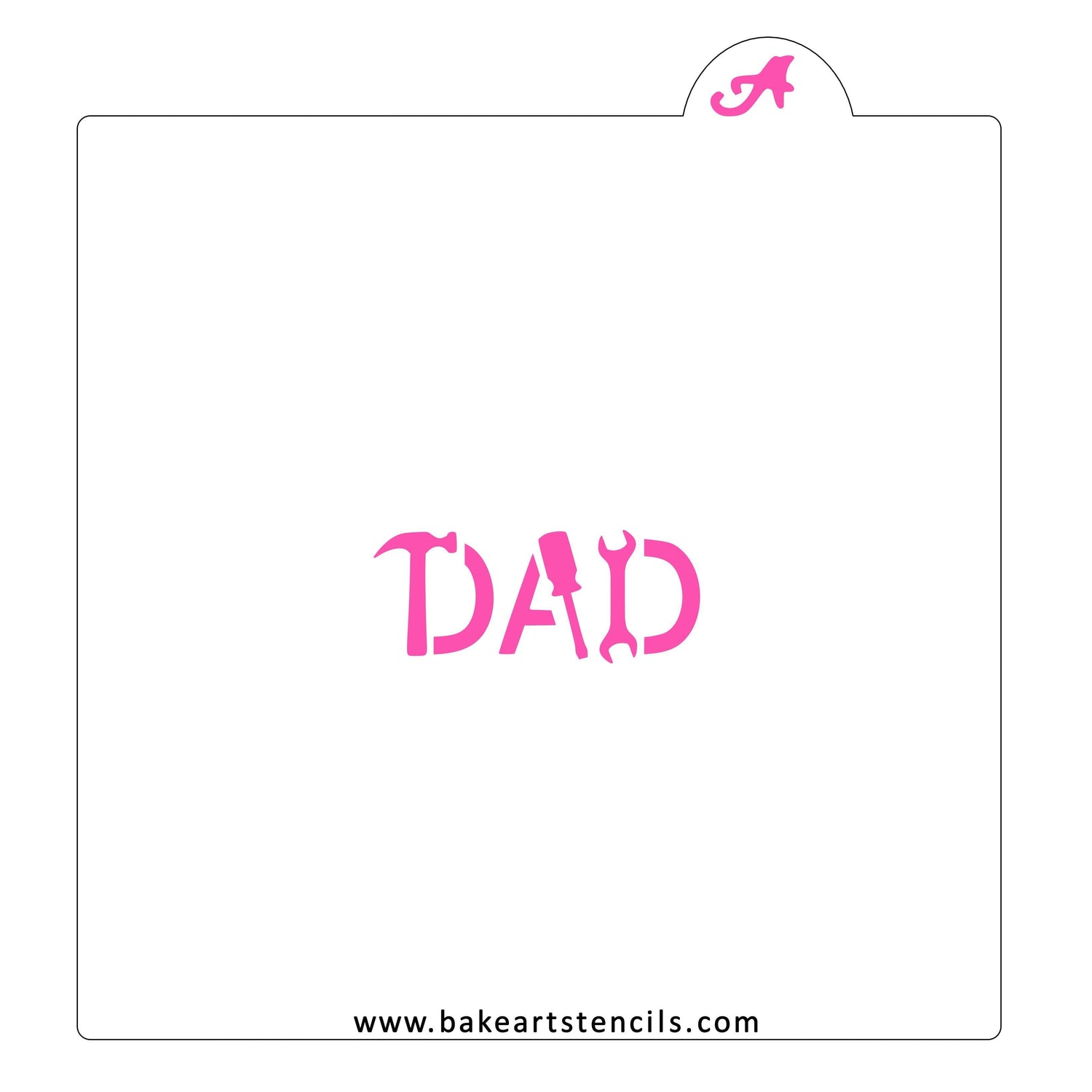 Dad Tools Cookie Stencil