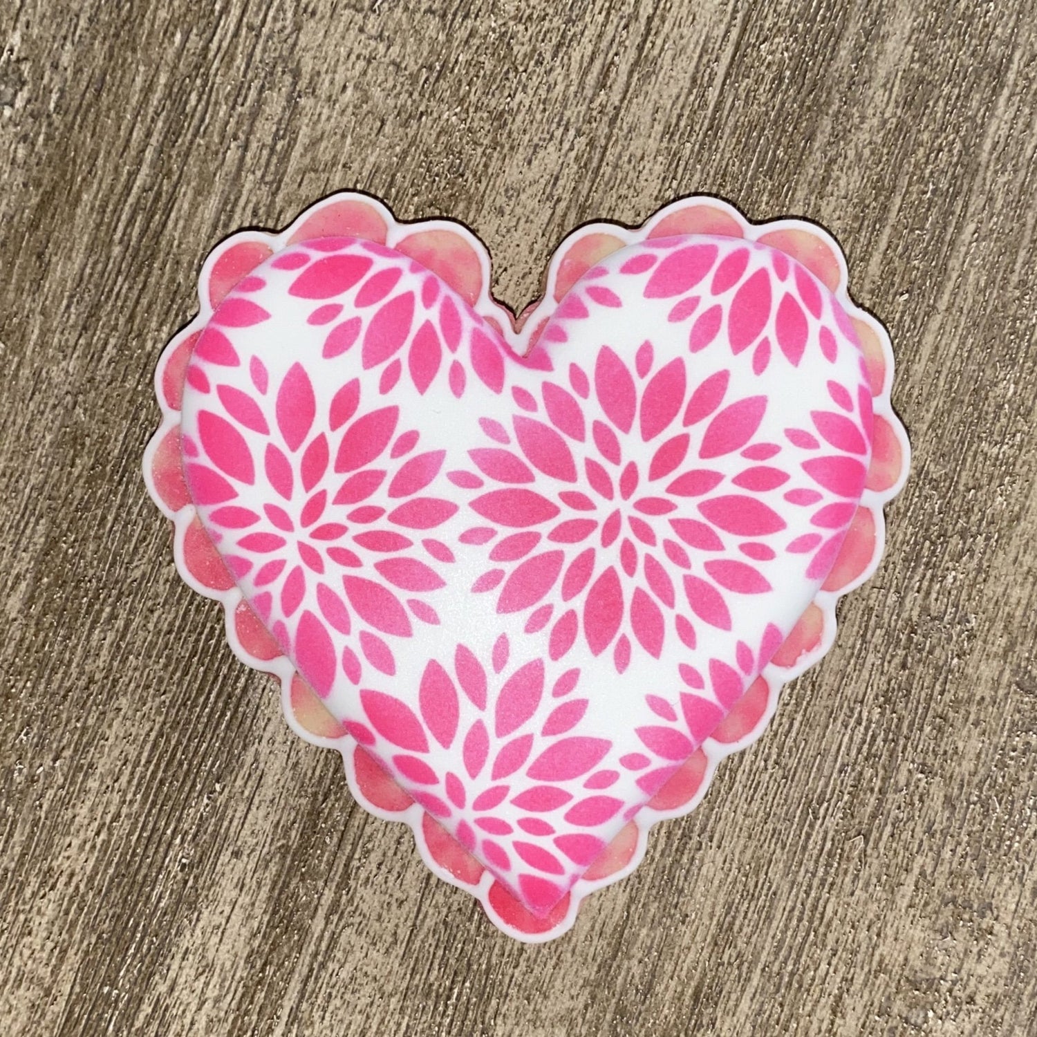 Dahlia Flowers Pattern Stencil