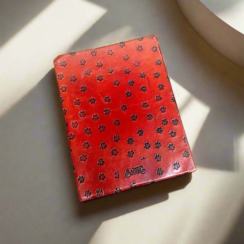 Dog Lover's Leather Journal -