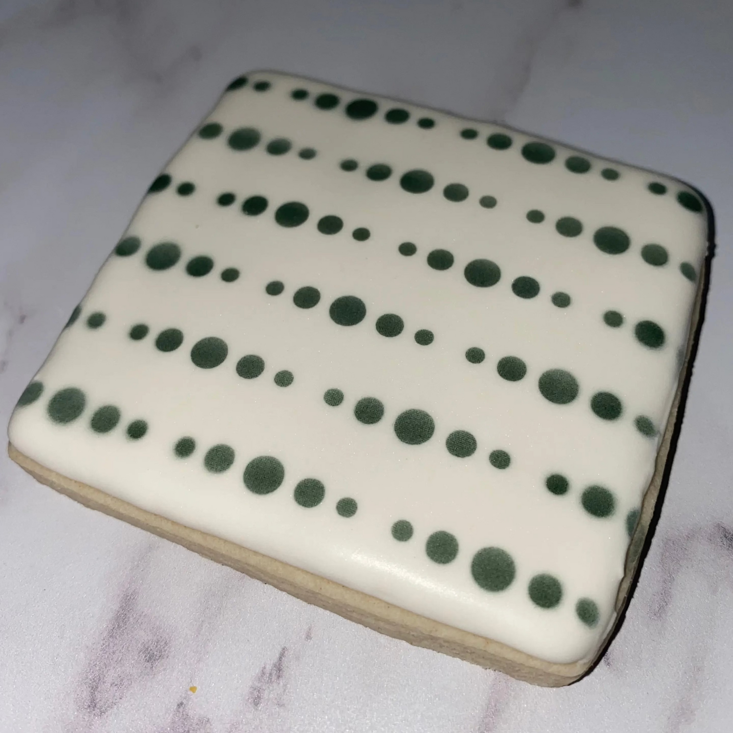 Dynamic Dots Pattern Cookie Stencil