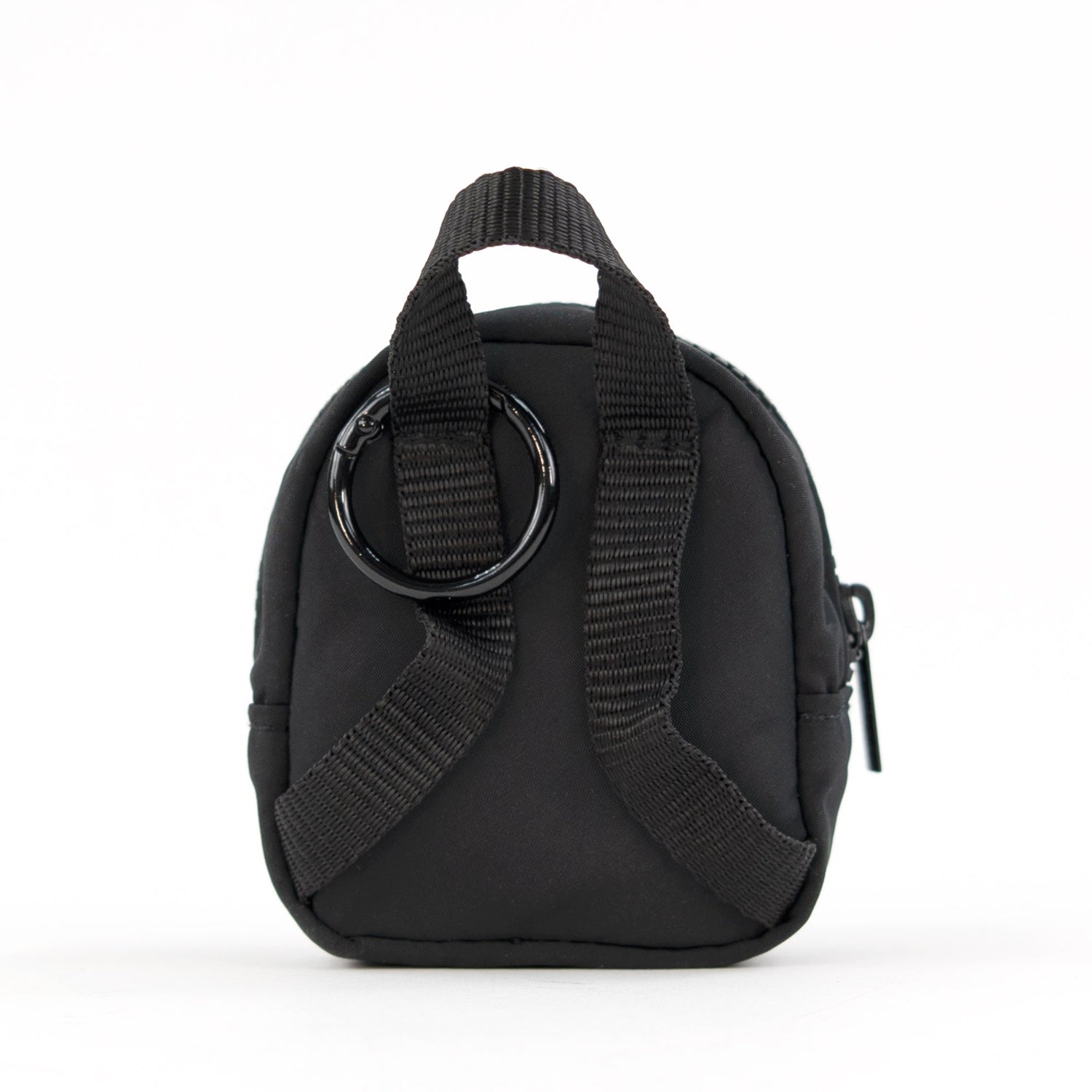 packlab Micro Nano Backpack Keychain - Black Mini Backpack Coin Purse for Cards, Lip Balm & Essentials