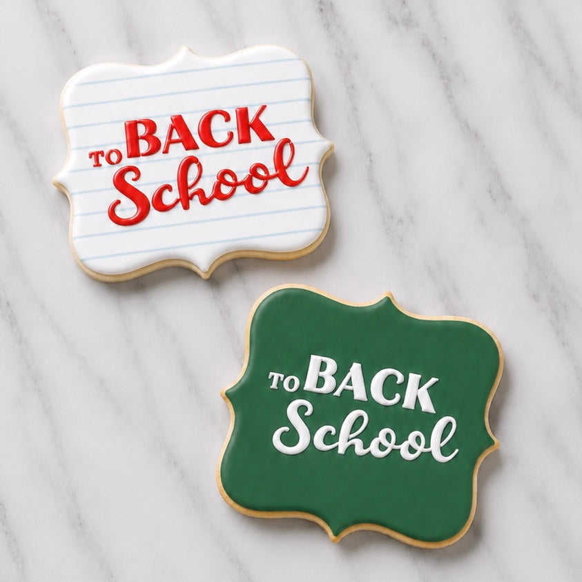 Back to School Cookie Stencil