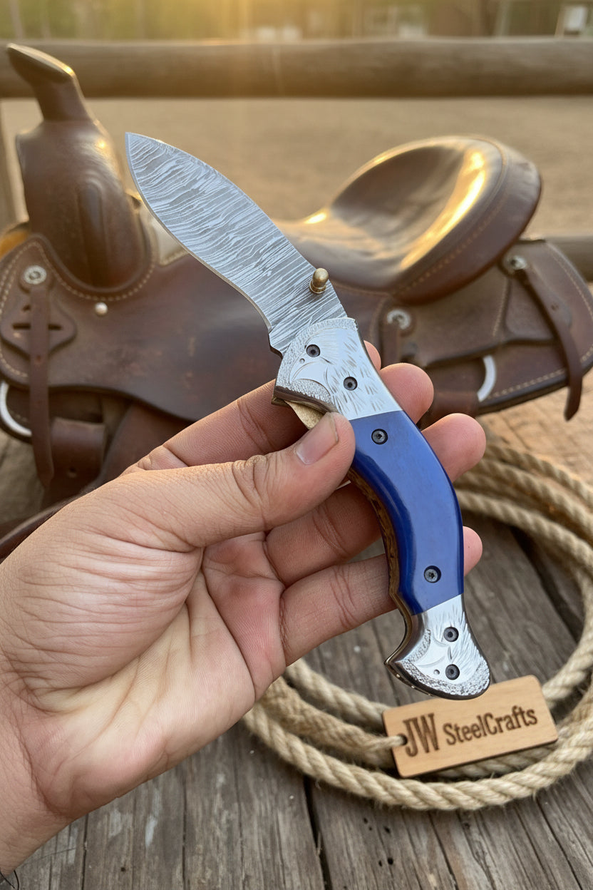 Silverline Ridge Curved Folder Knife 8