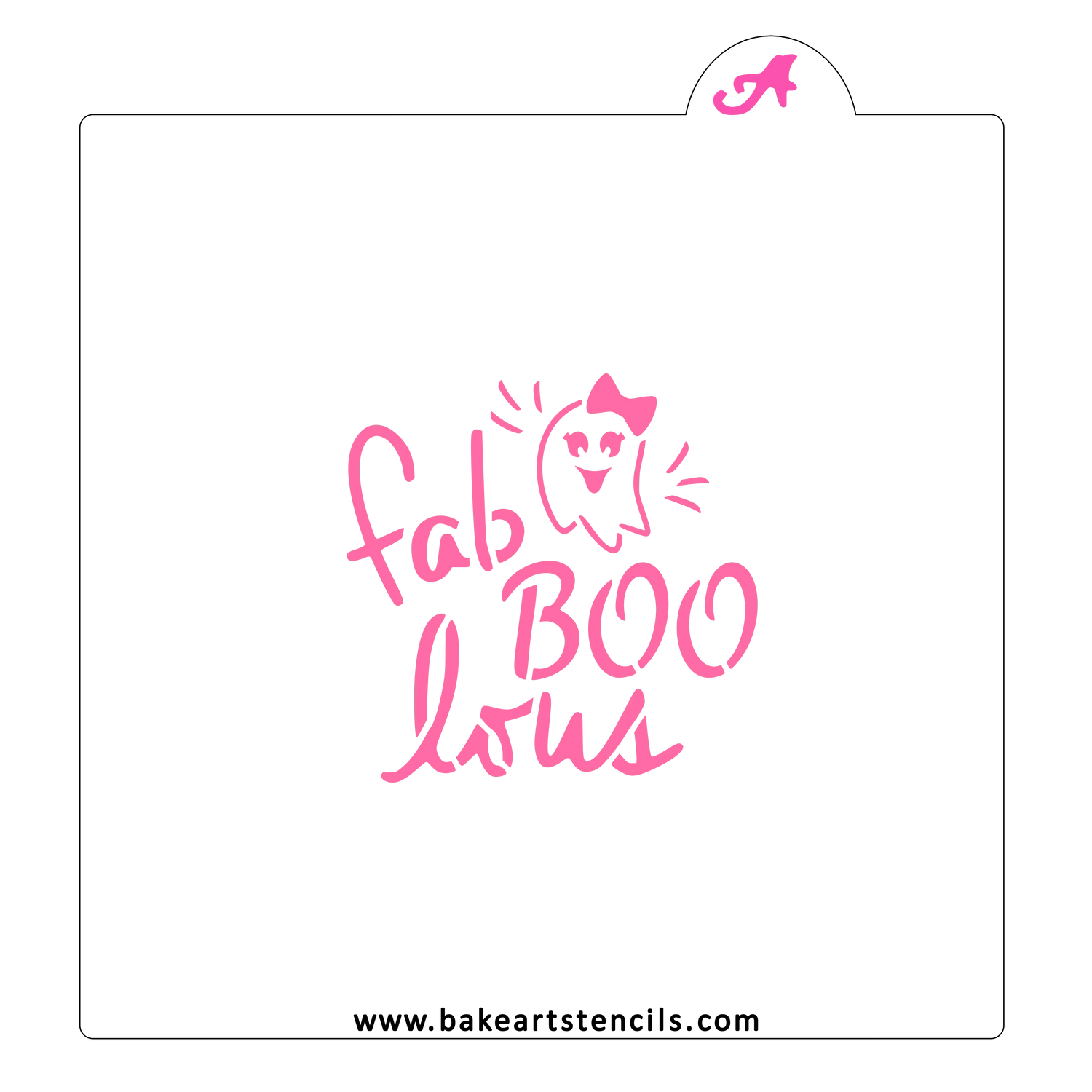 FabBOOLous Cookie Stencil
