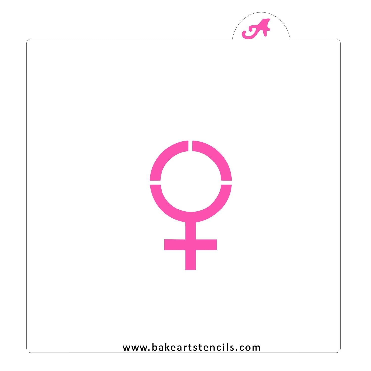Female Symbol Stencil