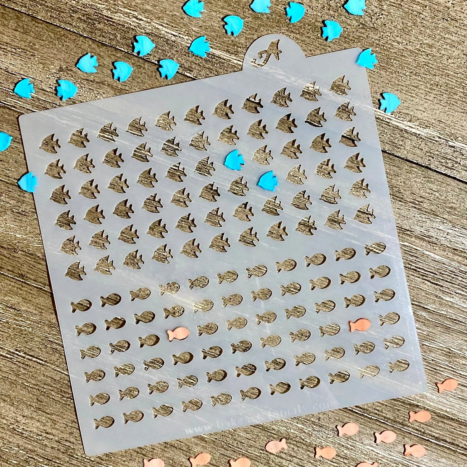 Fish Sprinkles Stencil