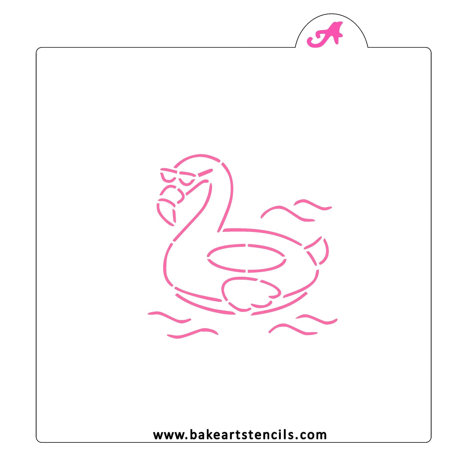 Flamingo Float PYO Stencil
