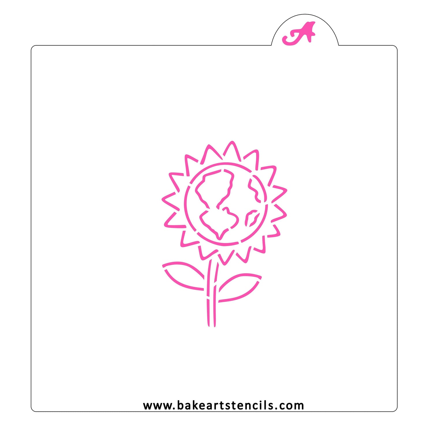 Flowering Earth PYO Cookie Stencil