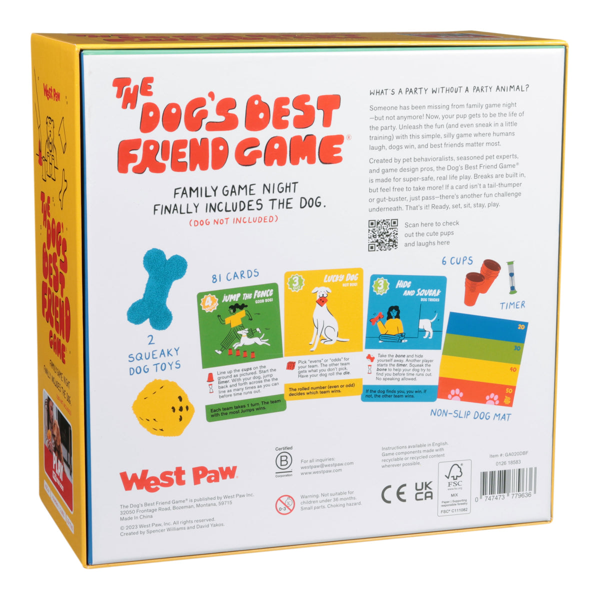 The Dog's Best Friend Game by West Paw, product image 2