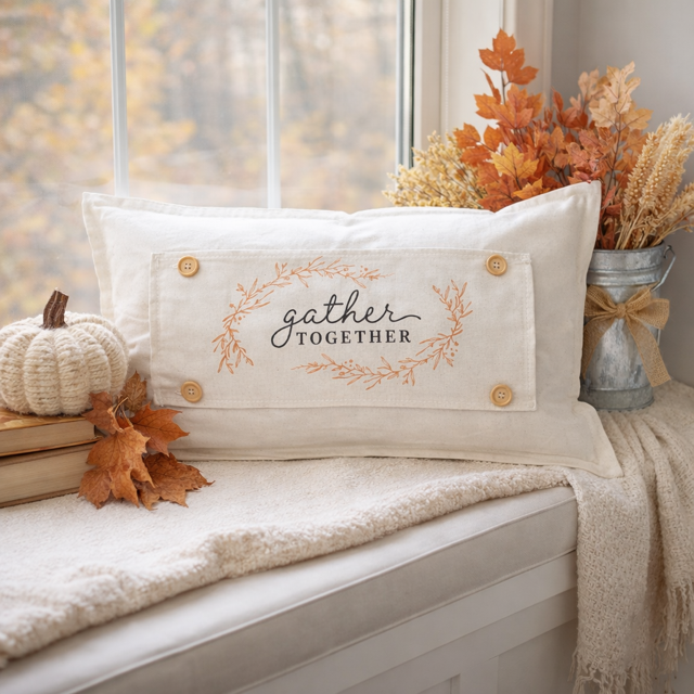 NEW! RECTANGLE SPRING/SUMMER/FALL BUNDLE: 3 seasons + BOHO REC. pillow: SPRING BIKE, OLD GLORY, GATHER TOGETHER
