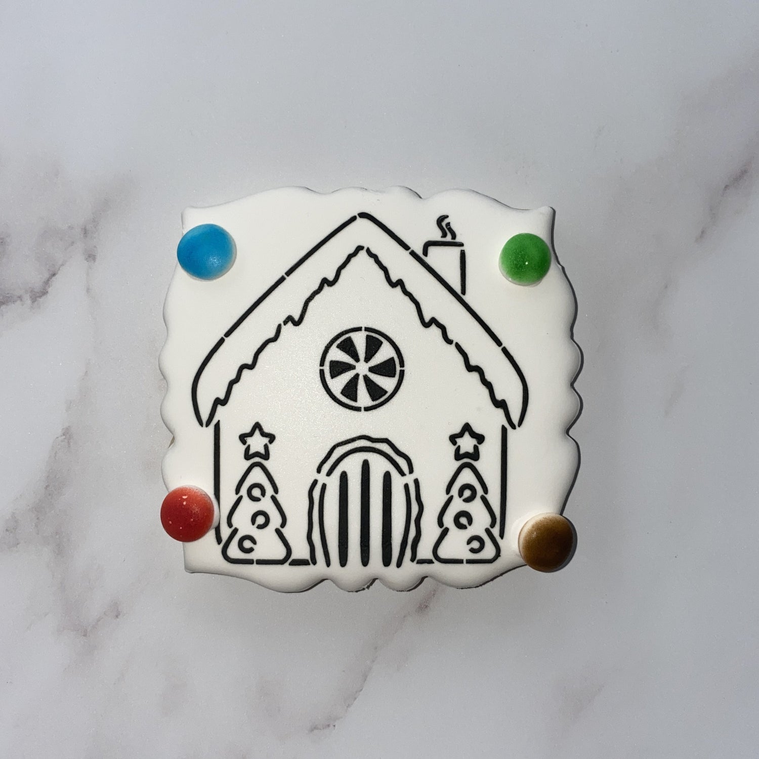 Gingerbread House PYO Stencil