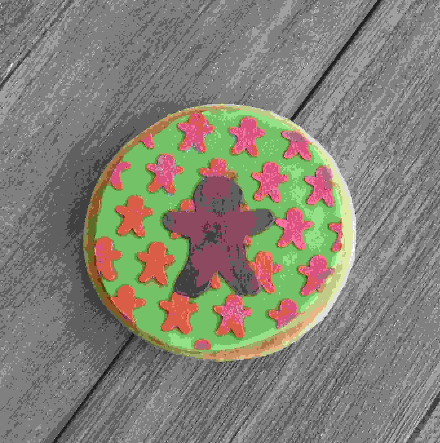 Gingerbread Silhouette Cookie Stencil