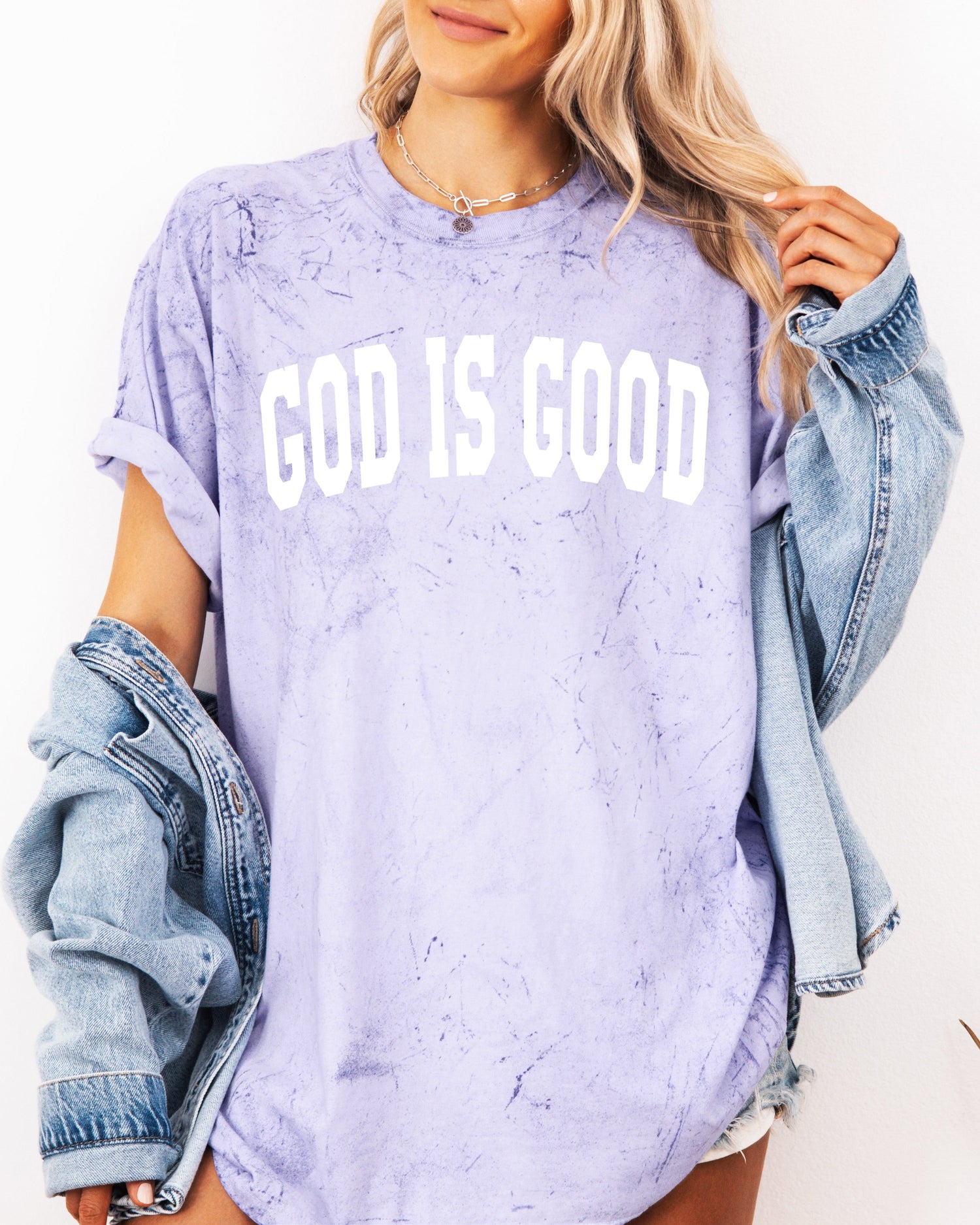 God Is Good Christian Comfort Colors Garment-Dyed T-Shirt – Faith-Inspired Crewneck Tee