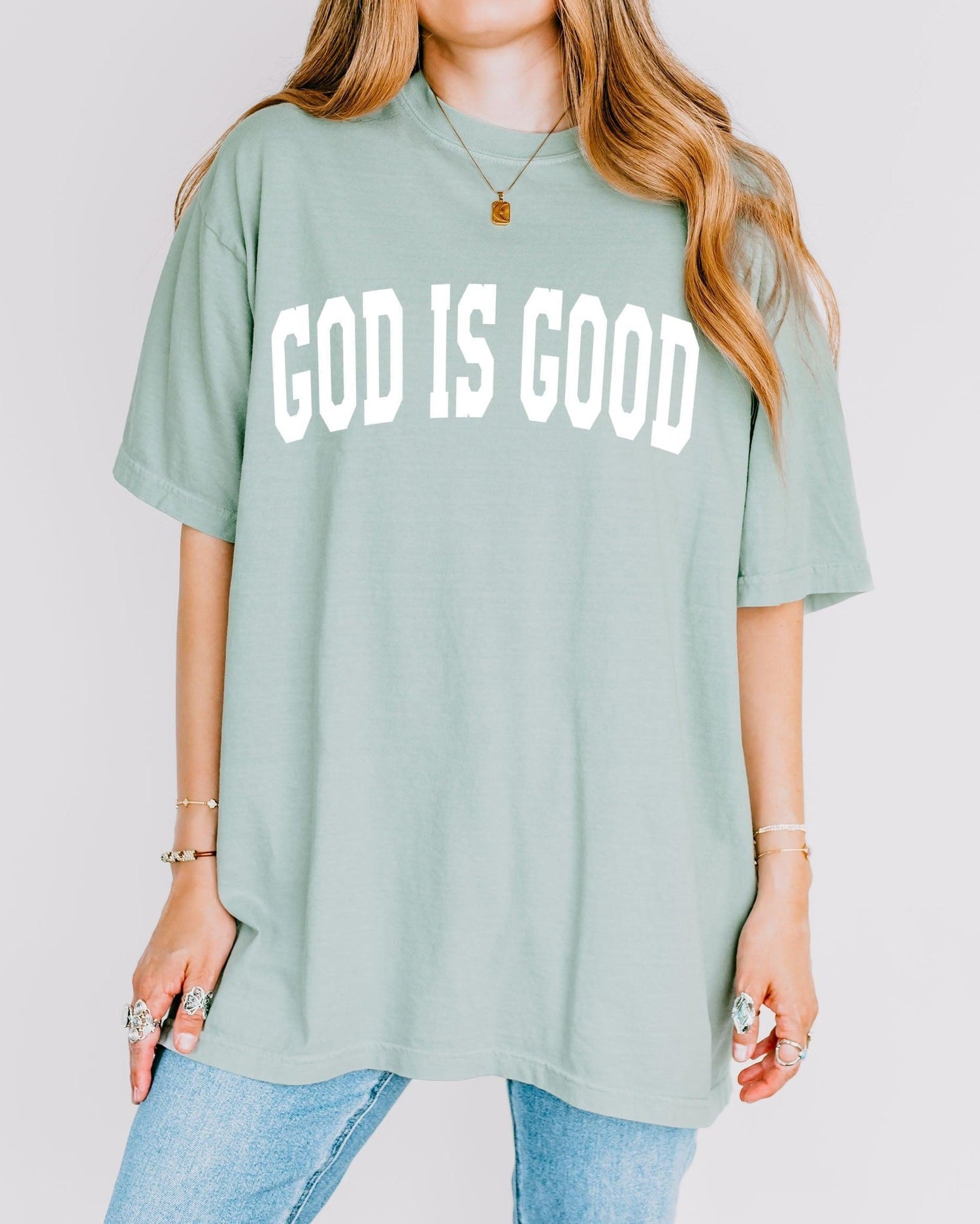 God Is Good Christian Comfort Colors Garment-Dyed T-Shirt – Faith-Inspired Crewneck Tee