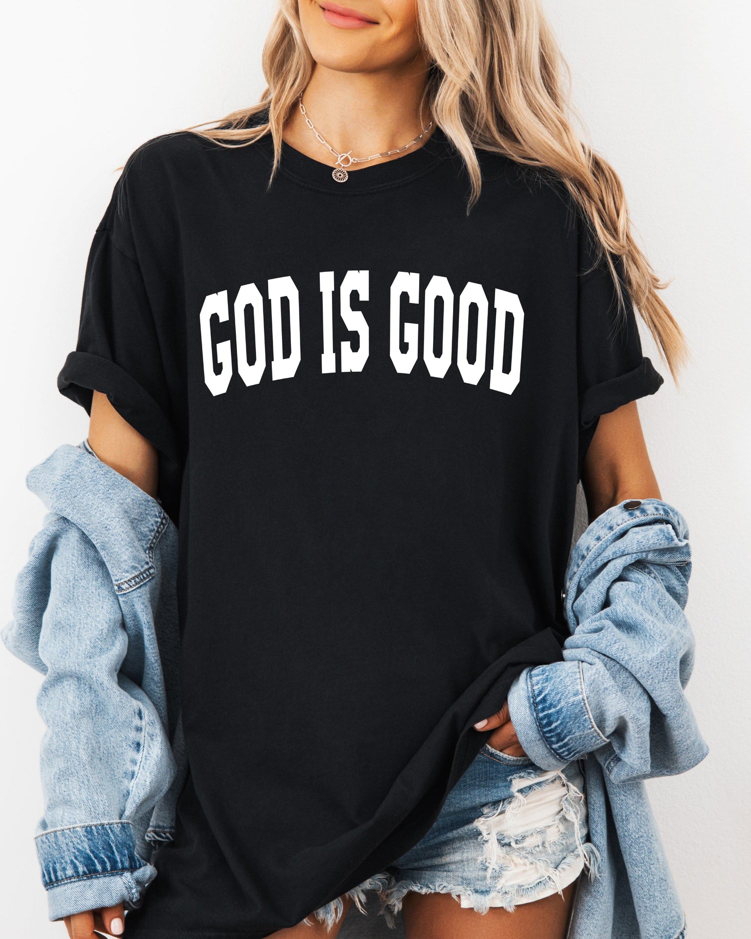 God Is Good Christian Comfort Colors Garment-Dyed T-Shirt – Faith-Inspired Crewneck Tee